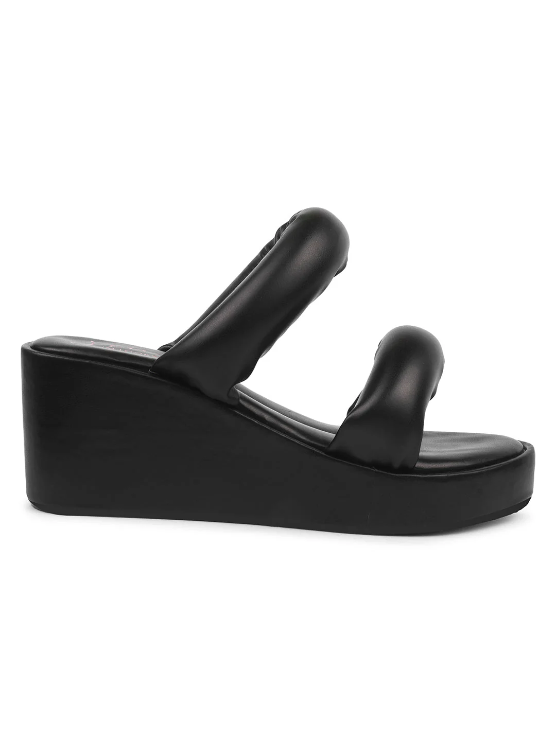 Jm Looks Puffy Strap Platform Wedge Sandals - Image 6