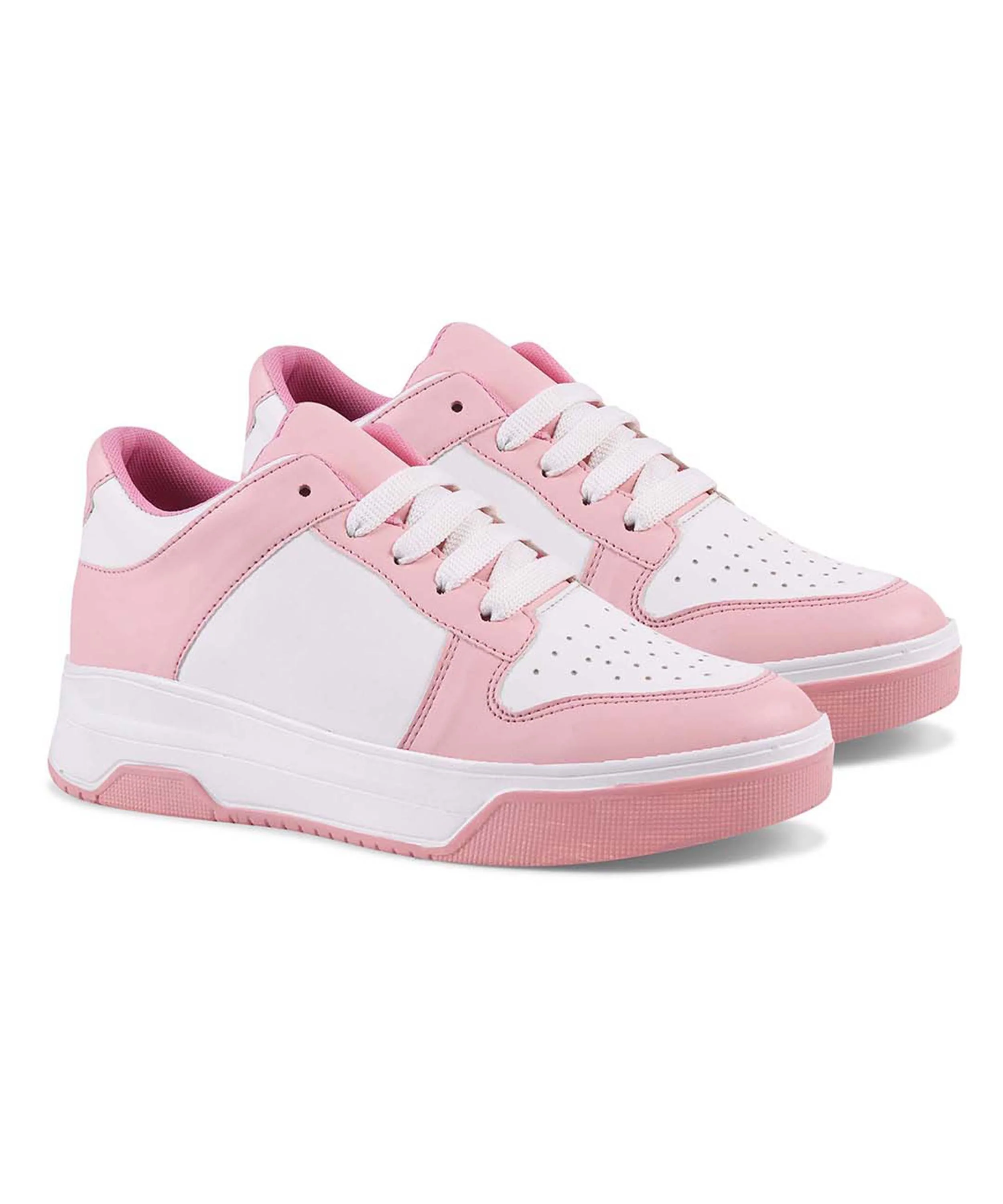 Platform Lace-Up Casual Sneakers - Image 15