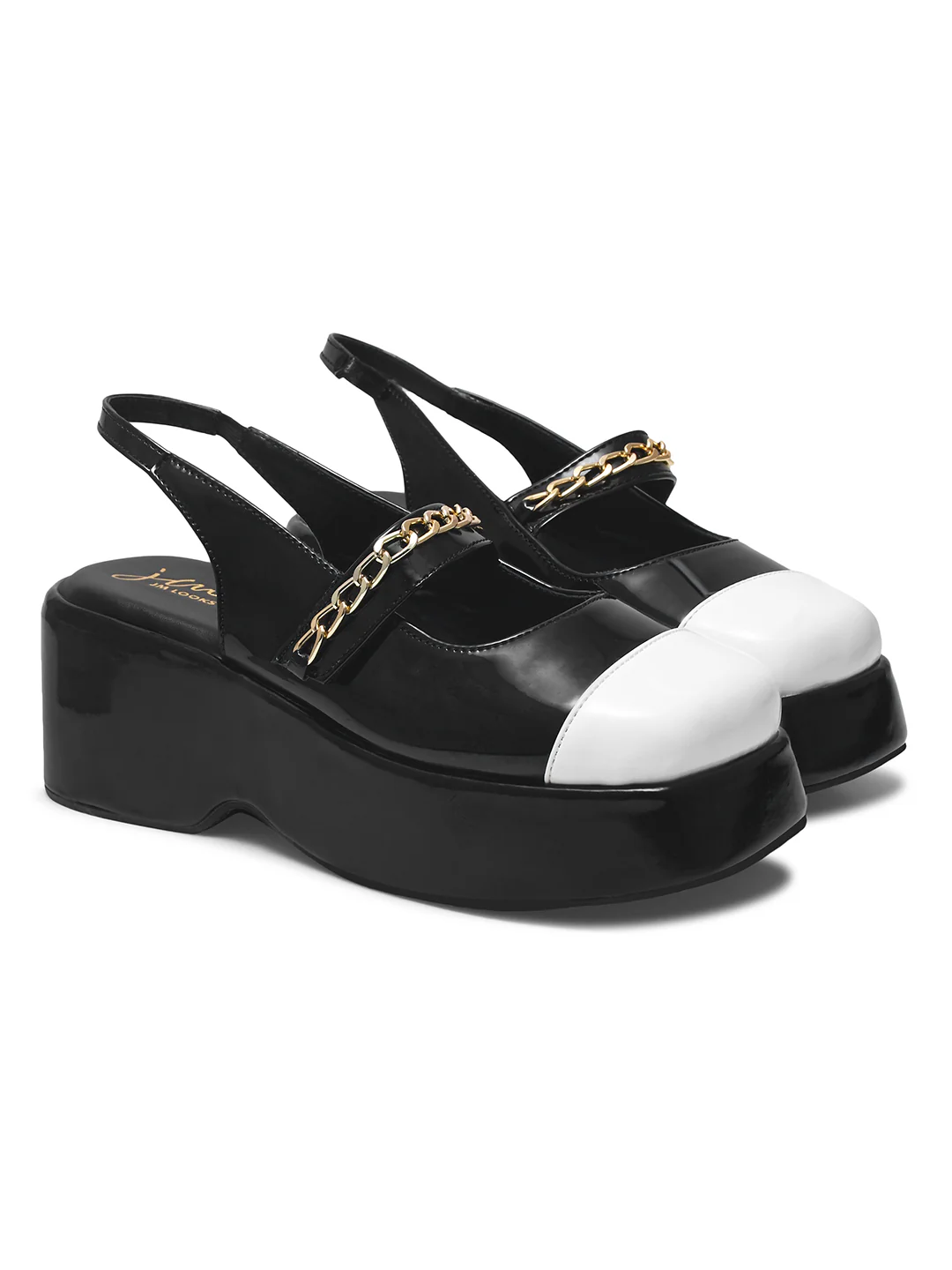 JM Looks Platform slingback mary jane heels pumps - Image 6