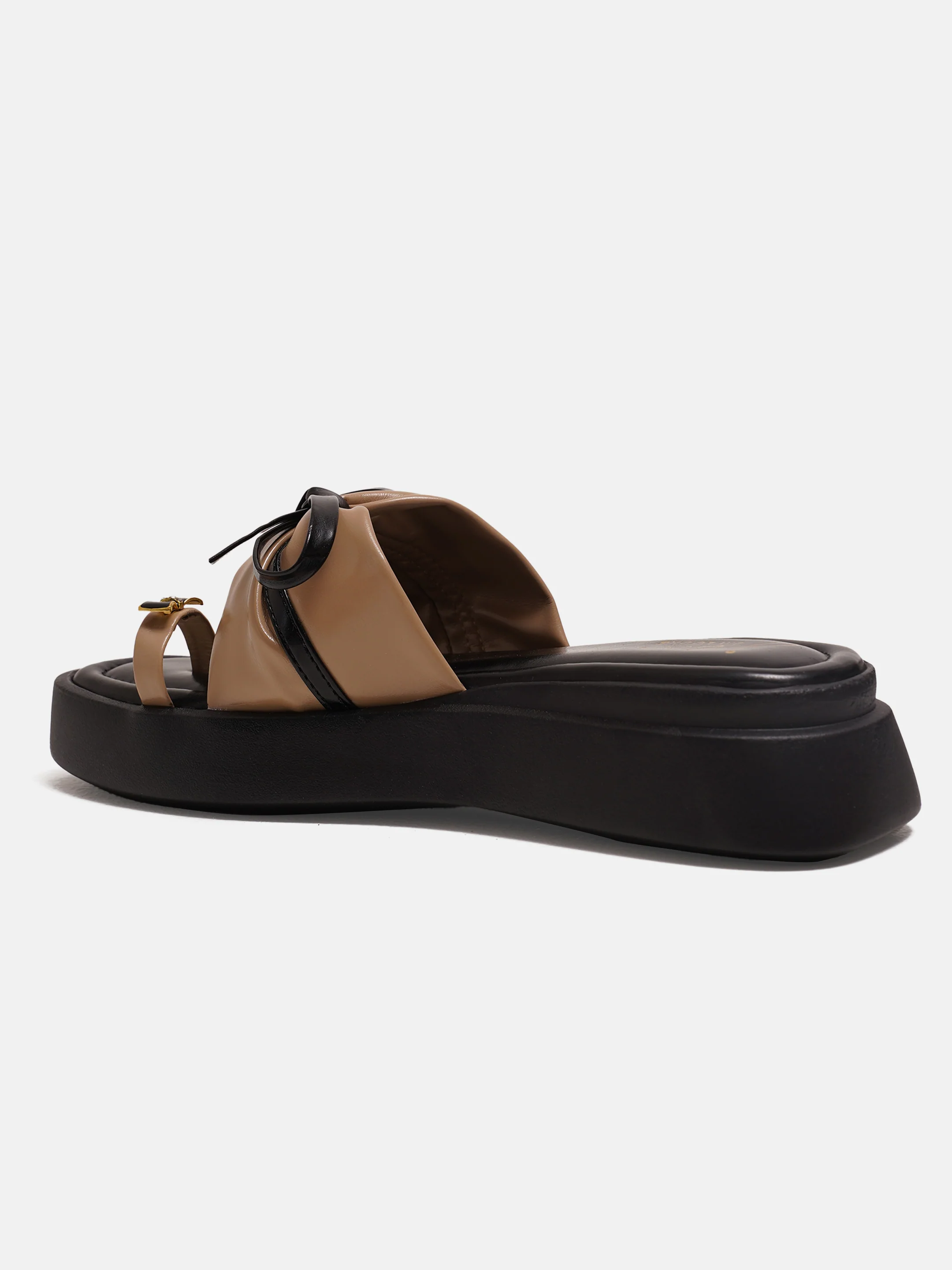 Platform Toe-Ring Slides with Bow Accent - Image 20