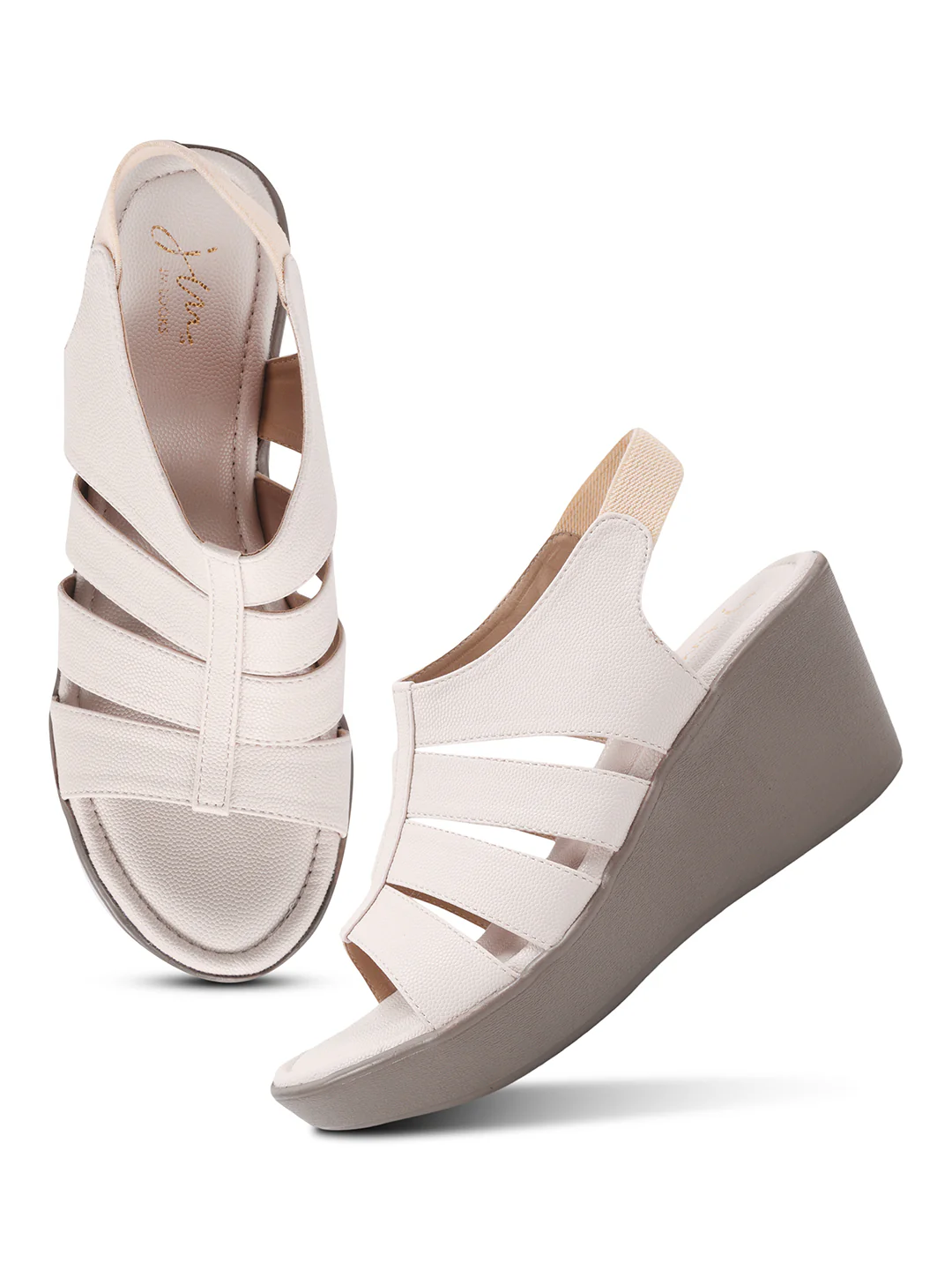 Platform Wedge Sandals with Flexible Fit - Image 18