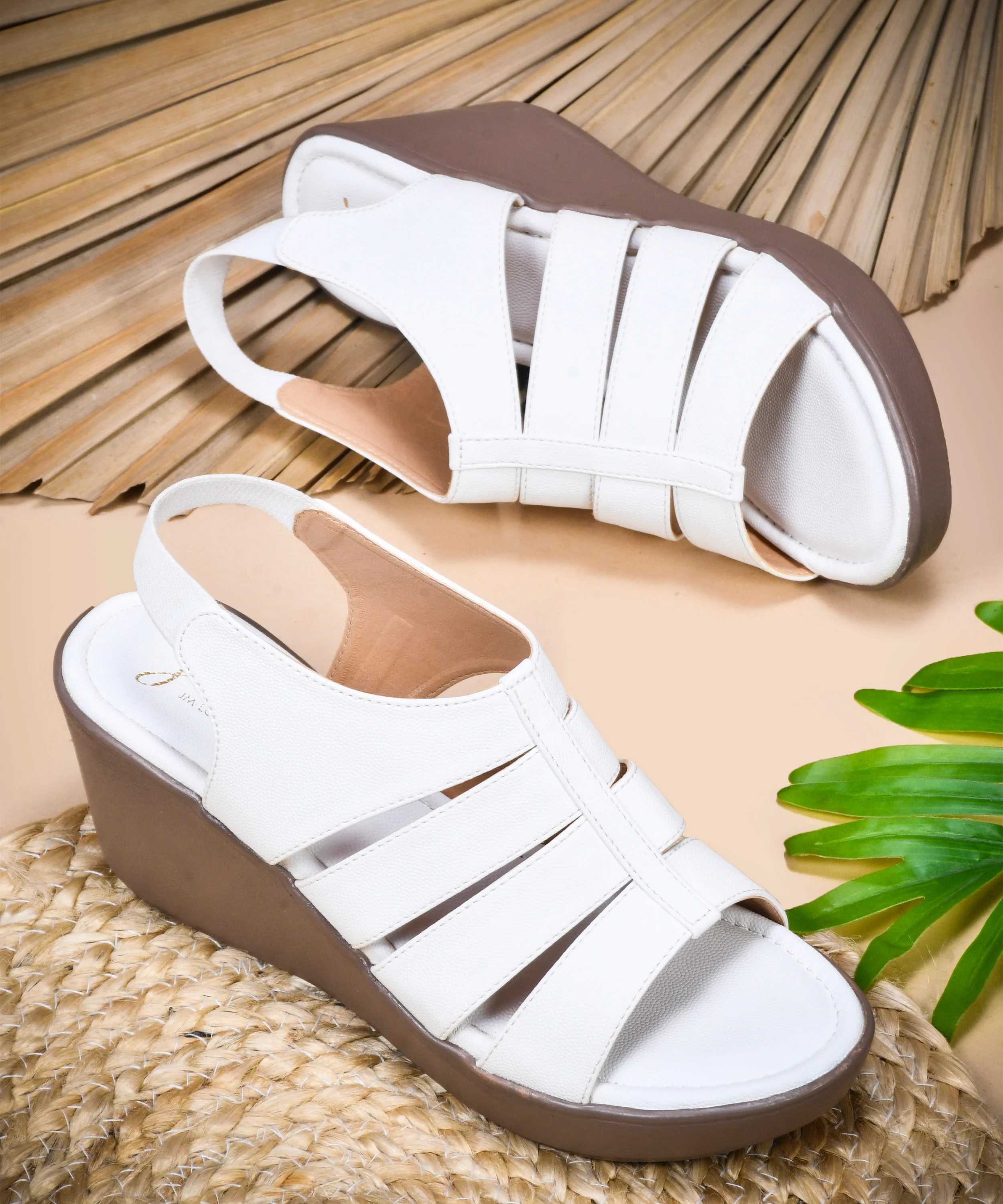 Platform Wedge Sandals with Flexible Fit - Image 19