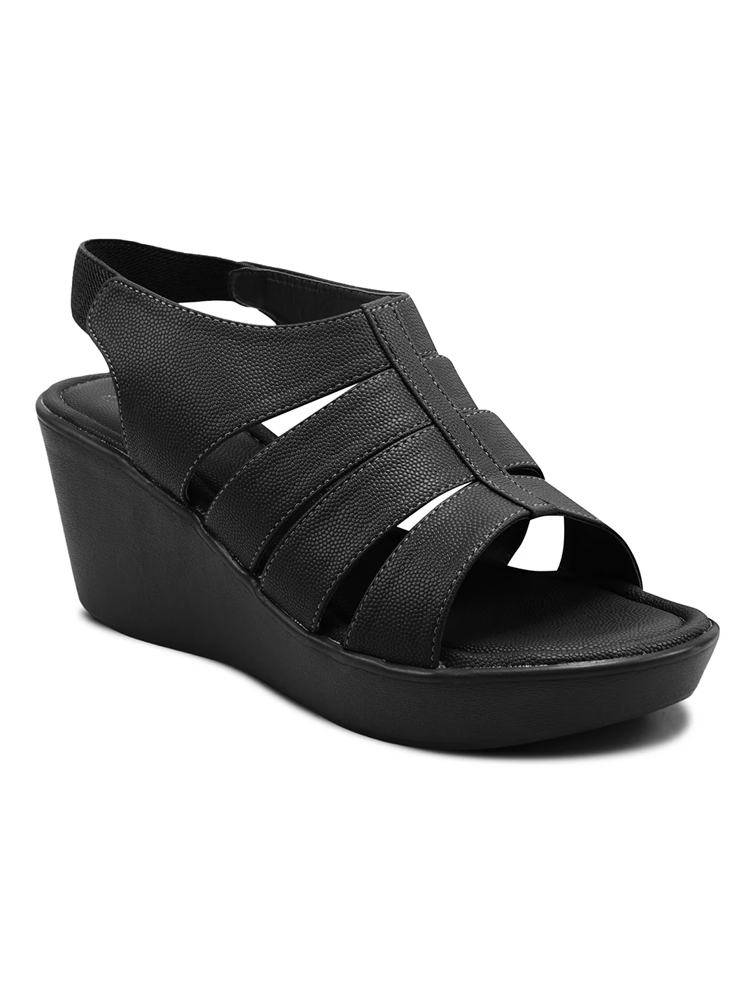 Platform Wedge Sandals with Flexible Fit - Image 6