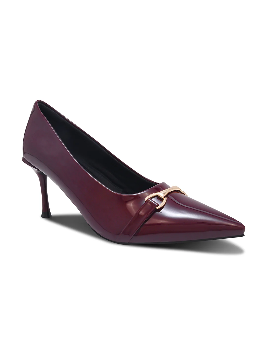 Pointed-Toe Heels with Metal Accent - Image 18