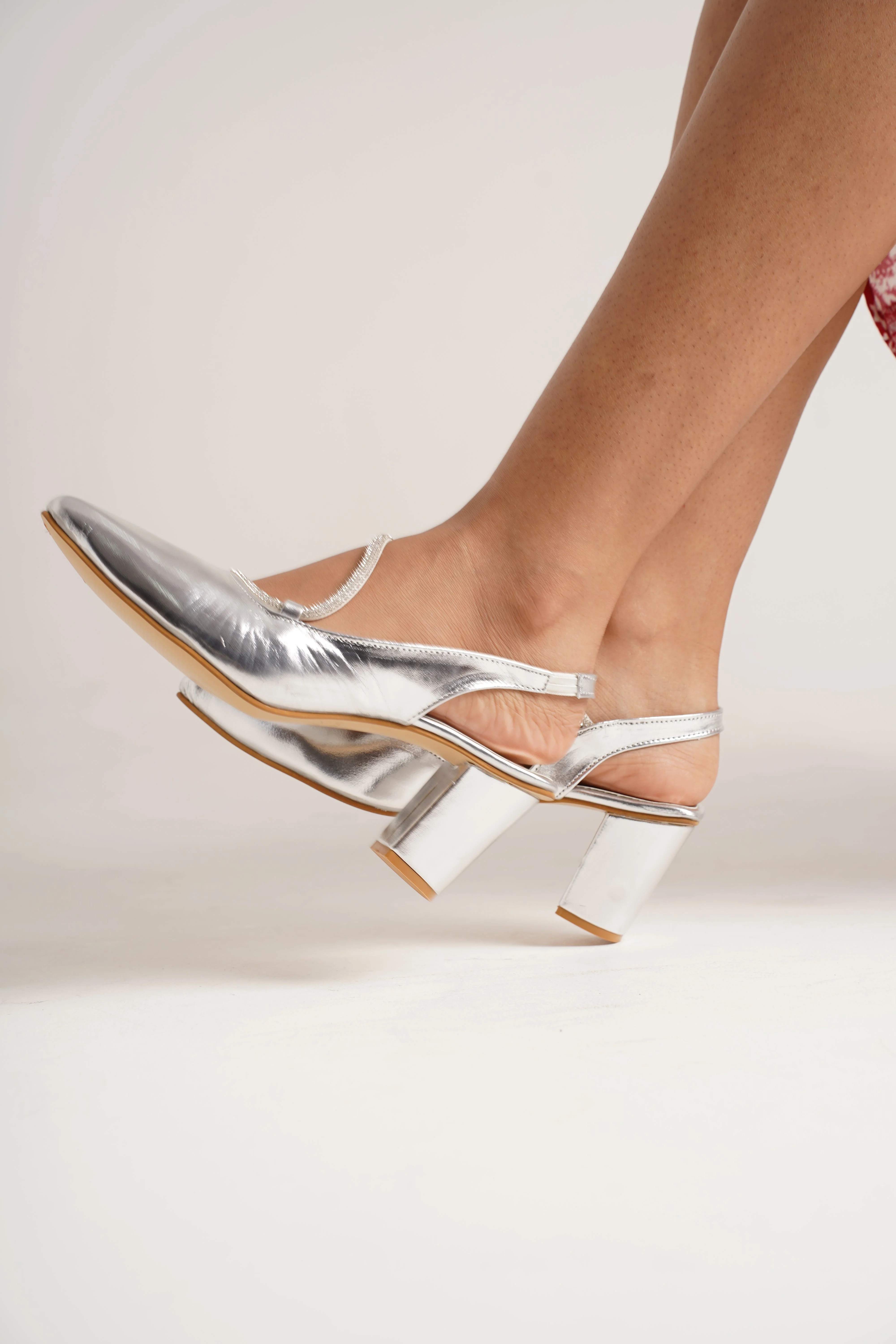 Jm Looks Dazzling Embellished Slingback Pumps - Image 6