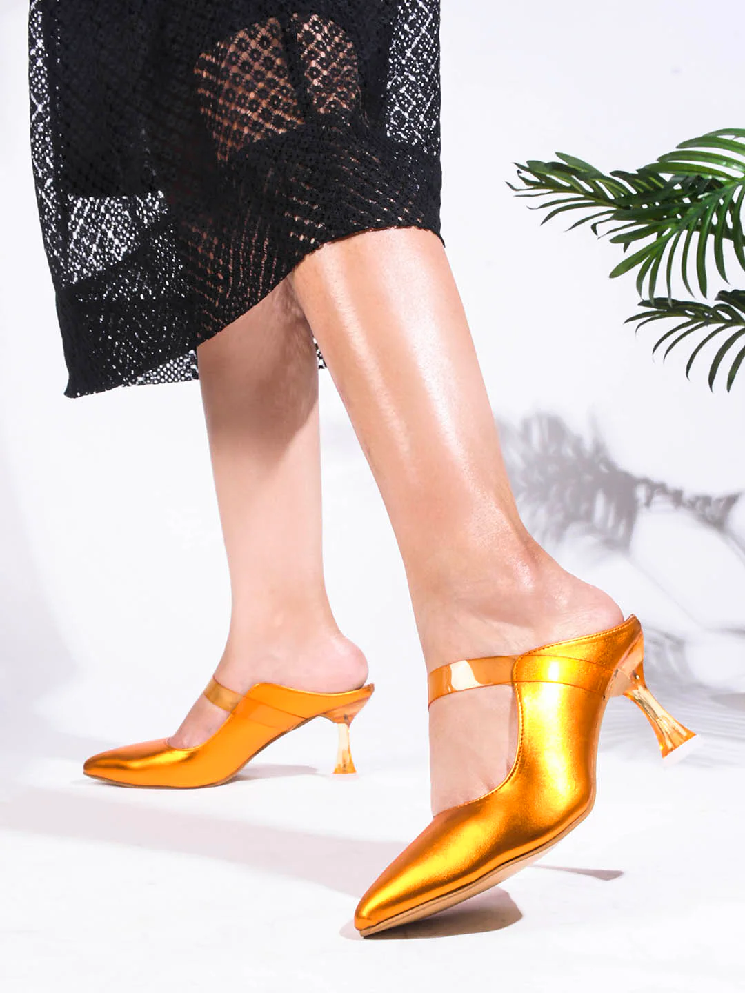 Jm Looks Women's Pointed Toe Mule Heels - Image 14