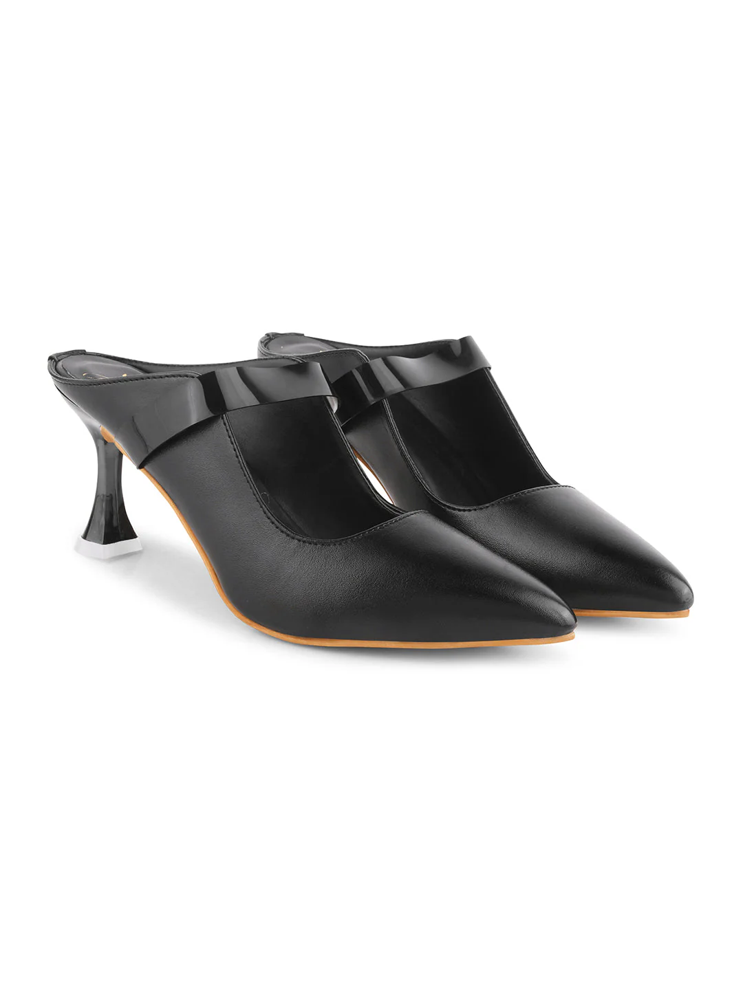 Jm Looks Women's Pointed Toe Mule Heels - Image 5