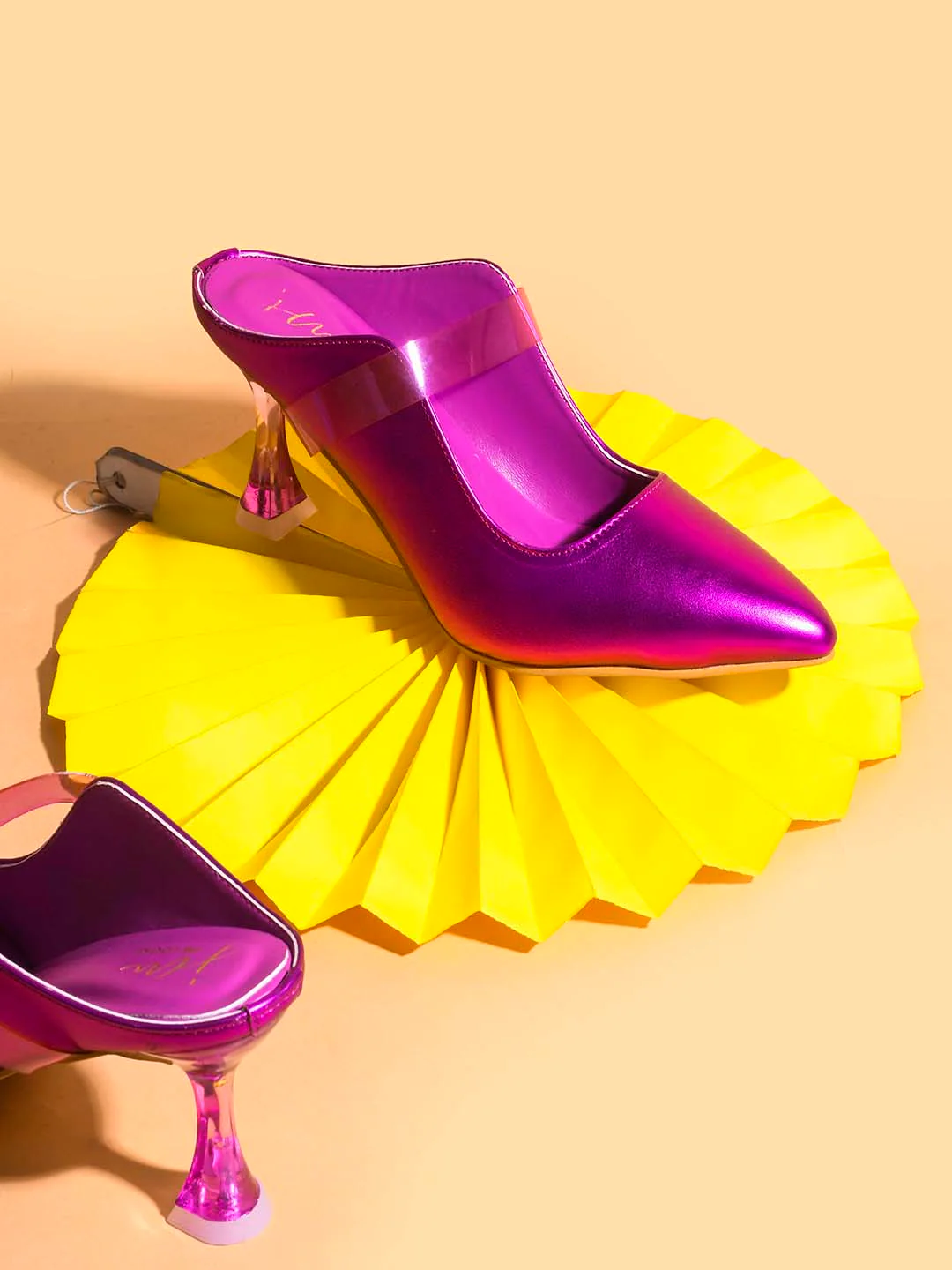 Jm Looks Women's Pointed Toe Mule Heels - Image 8