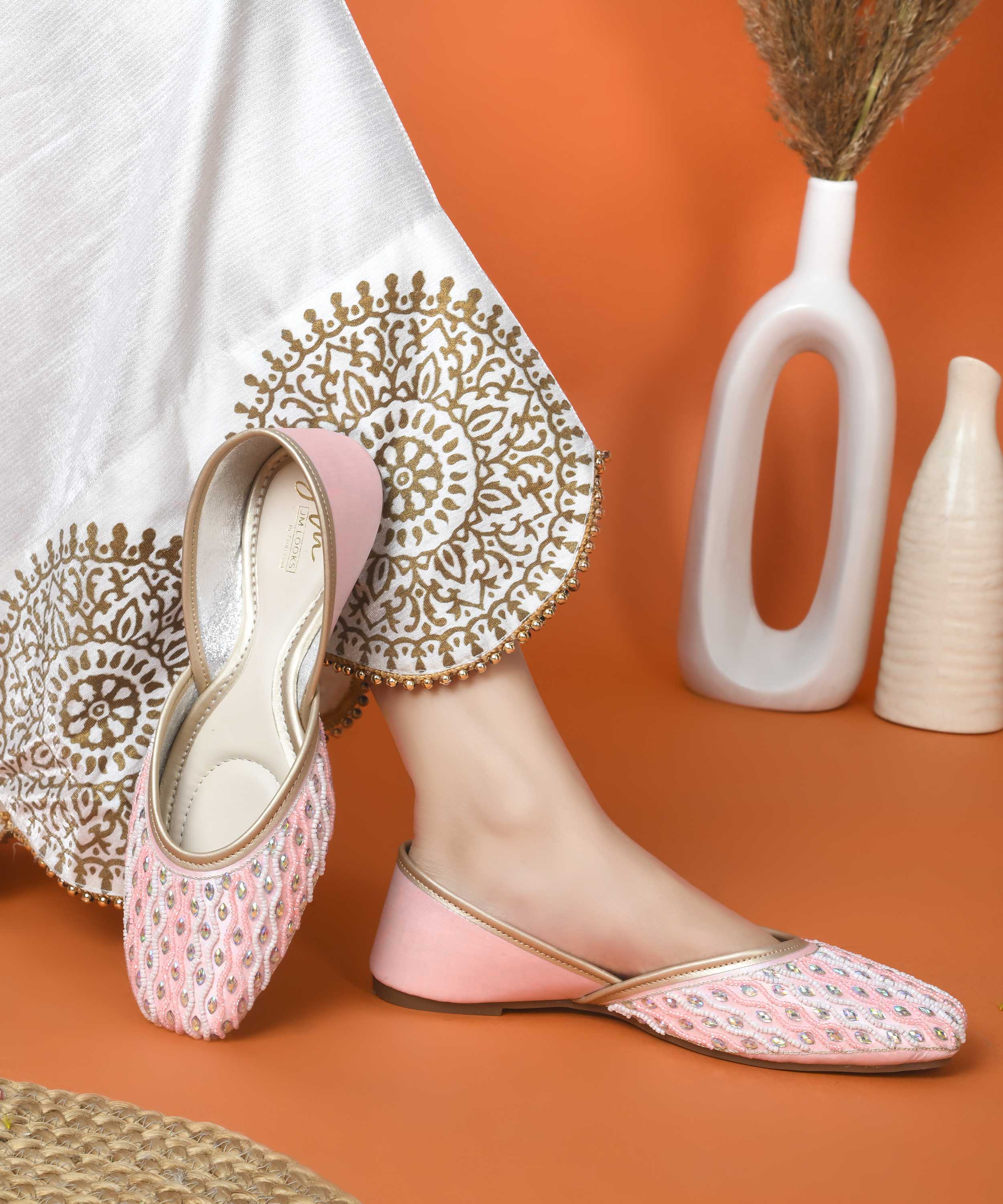 Premium Occasion Wear Embroidered Juttis - Image 3