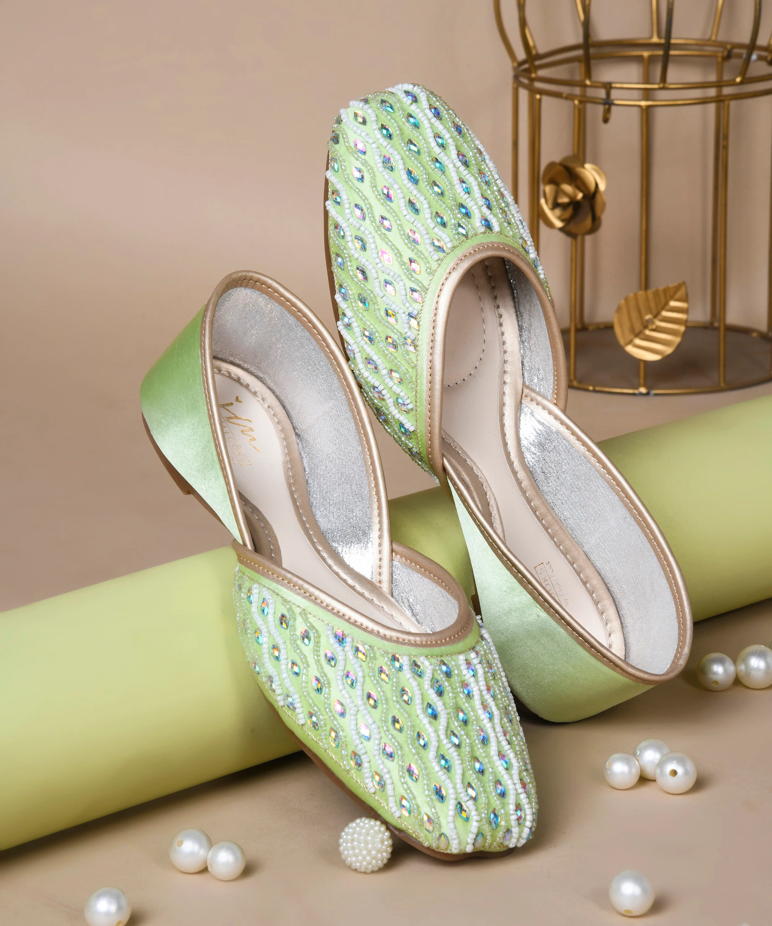 Premium Occasion Wear Embroidered Juttis - Image 7