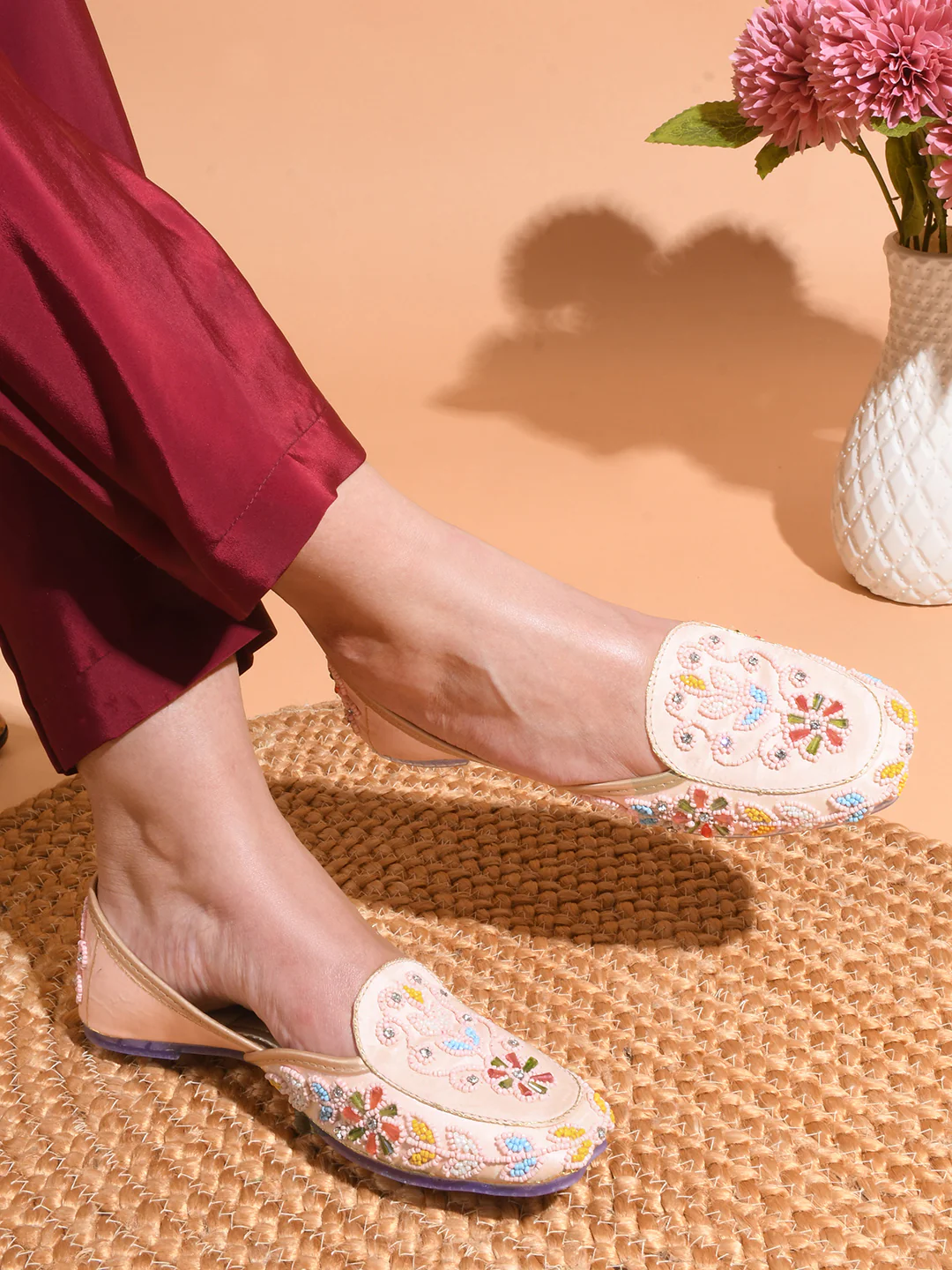 Pretty Embroidered Jutti - Image 16
