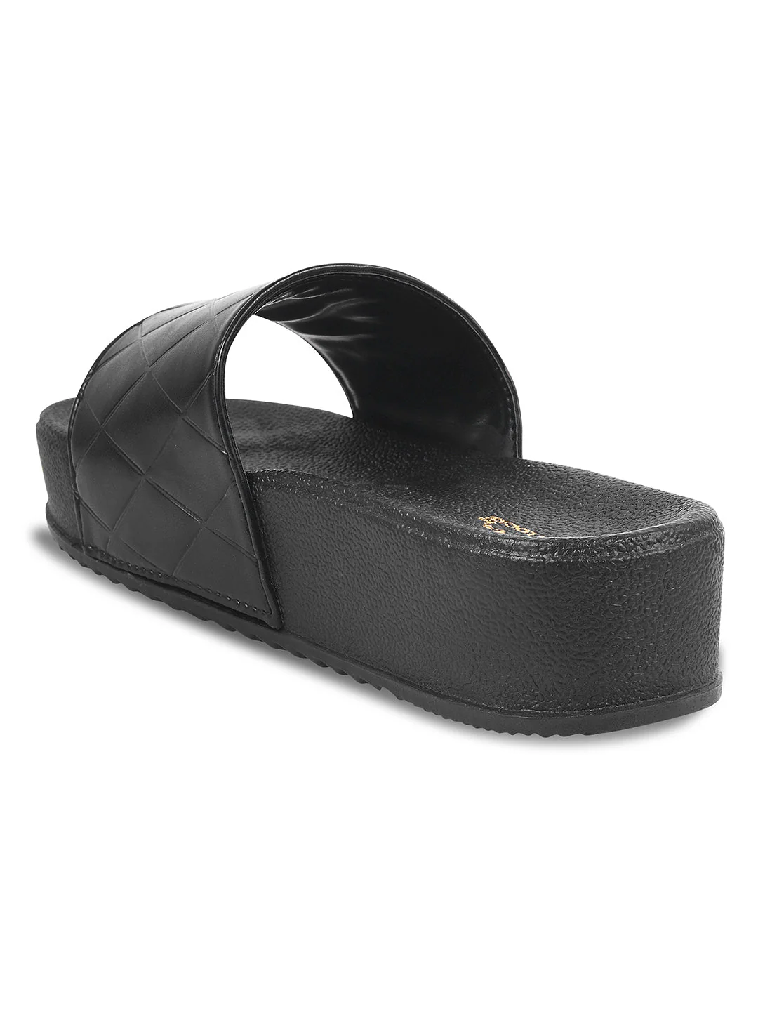 Jm Looks Quilted Strap Platform Slides - Image 12