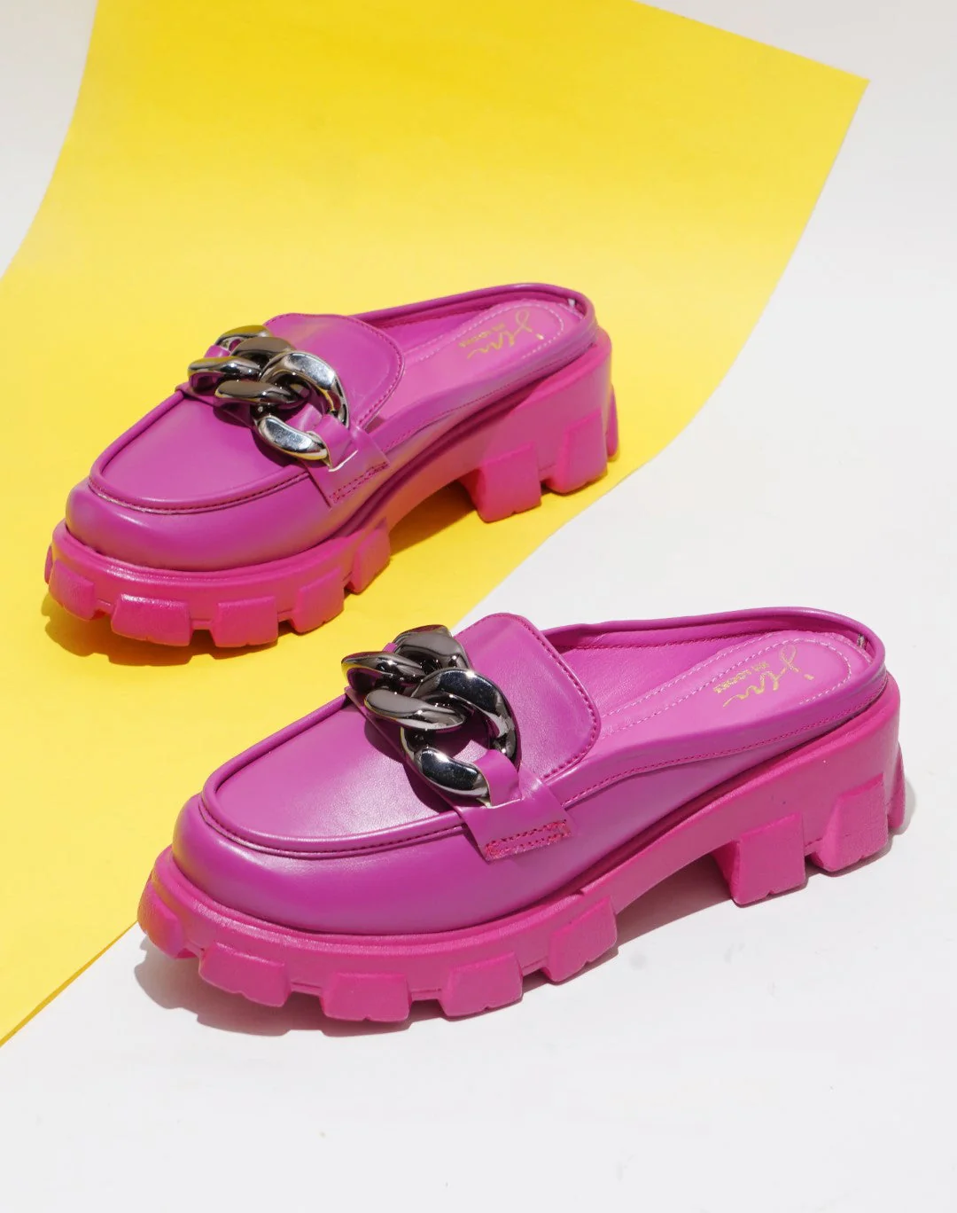 Radiant Sapphire Chain Half Loafer - Image 5