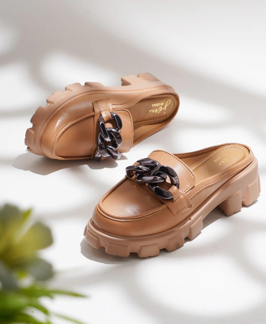 Radiant Sapphire Chain Half Loafer - Image 9
