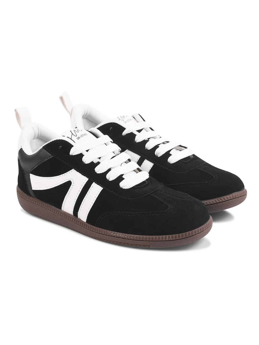 Retro Stripe Suede Sneakers - Image 13