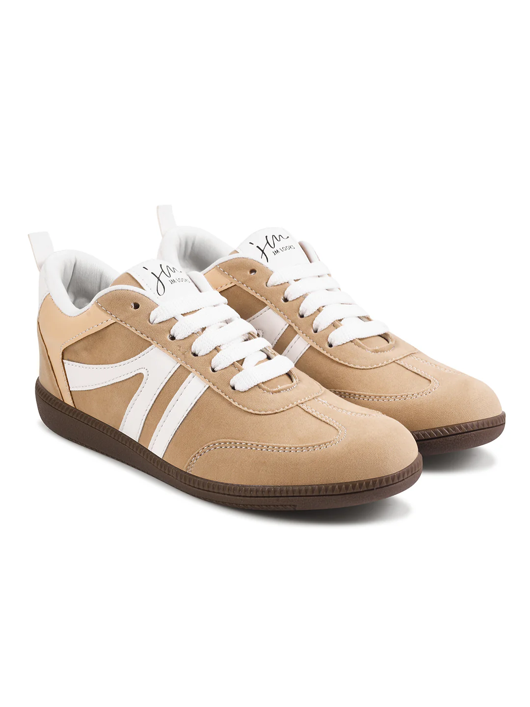 Retro Stripe Suede Sneakers - Image 7