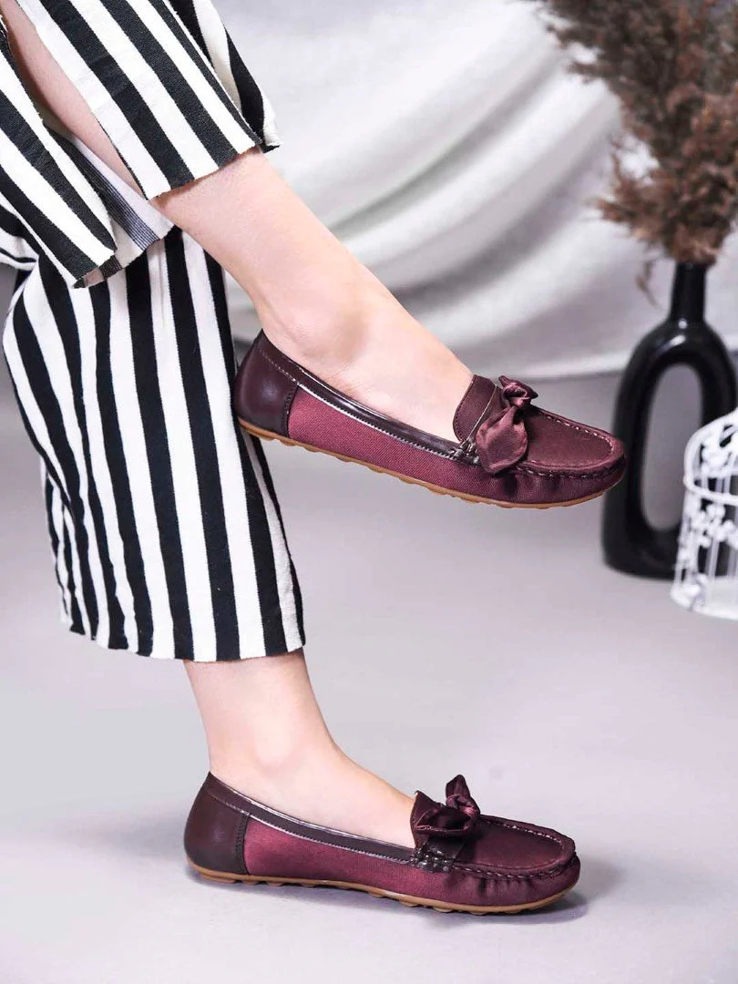 JM Looks Women's Bow Detail Driving Loafers - Image 10