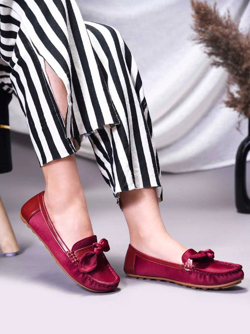 JM Looks Women's Bow Detail Driving Loafers - Image 15