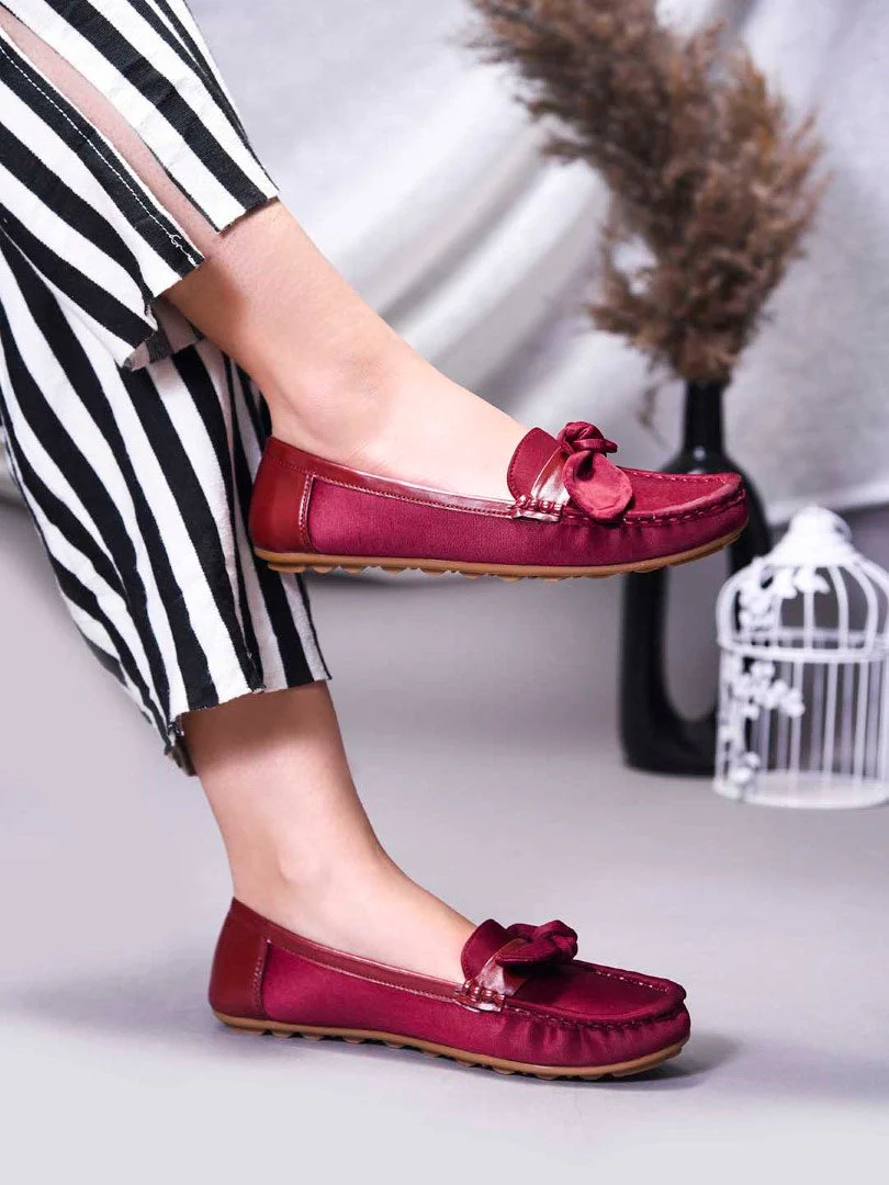 JM Looks Women's Bow Detail Driving Loafers - Image 16