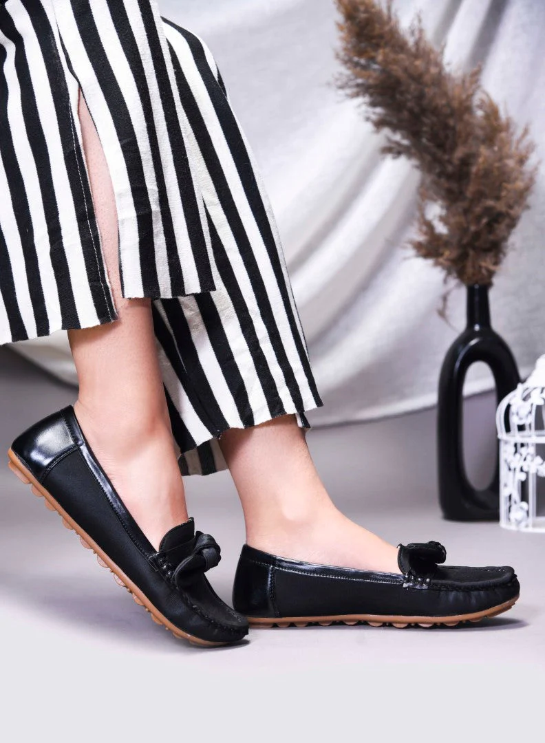 JM Looks Women's Bow Detail Driving Loafers - Image 3