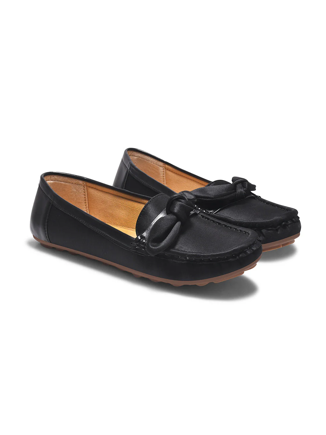JM Looks Women's Bow Detail Driving Loafers - Image 5