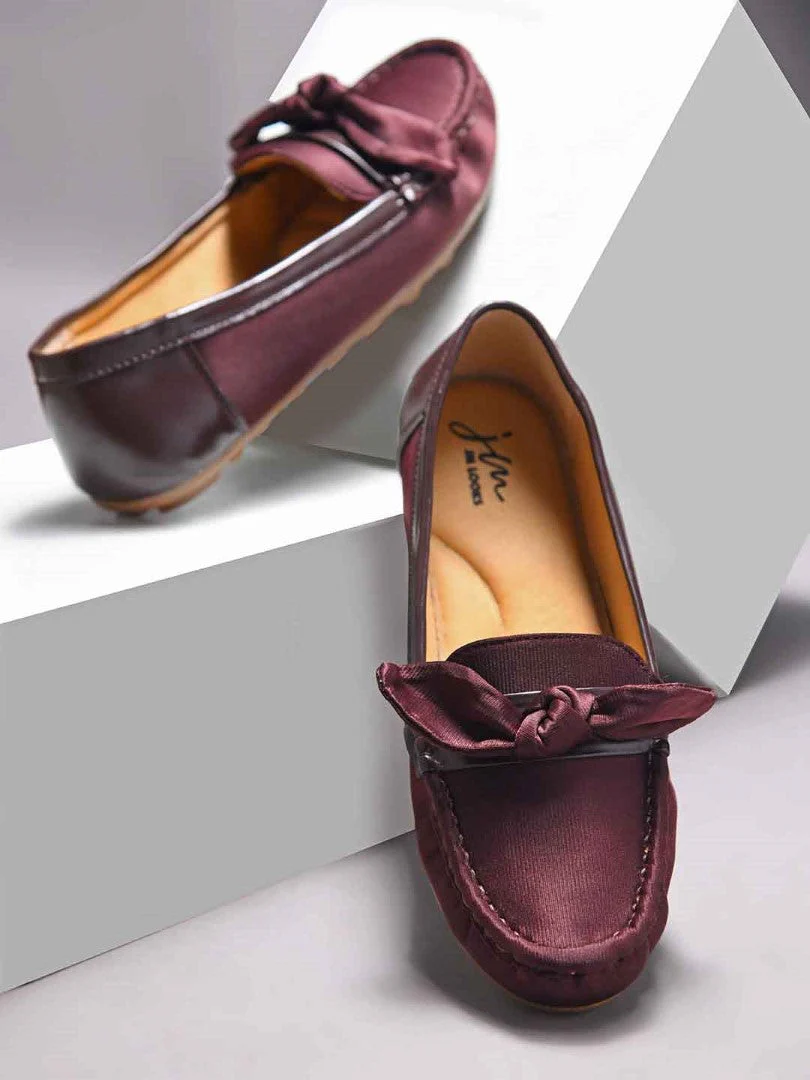JM Looks Women's Bow Detail Driving Loafers - Image 7