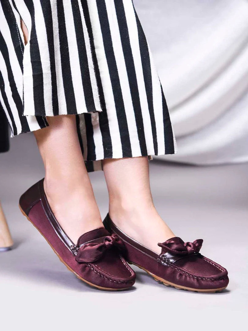 JM Looks Women's Bow Detail Driving Loafers - Image 8