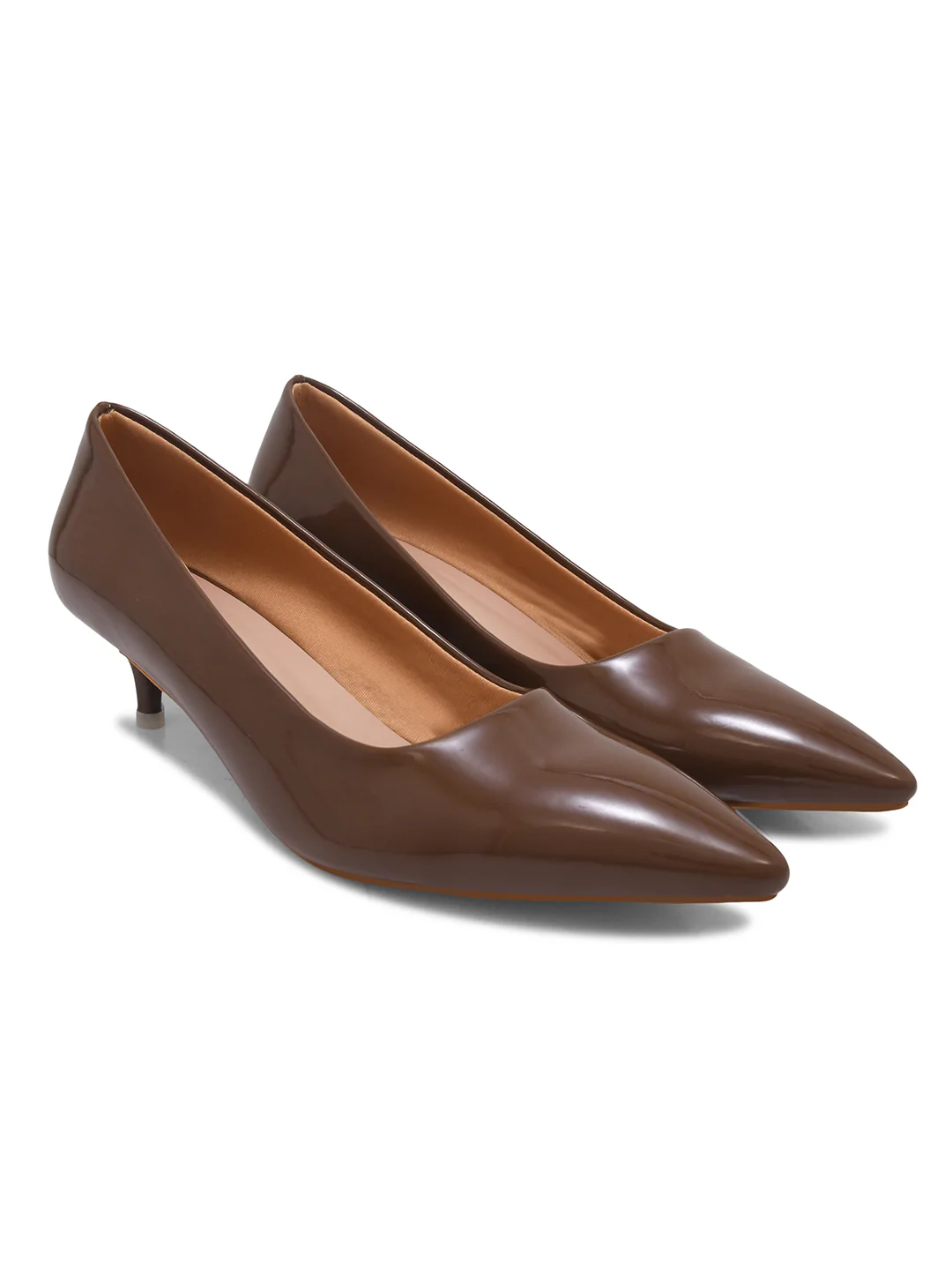 Sculpted Point-Toe Mini Heels - Image 12