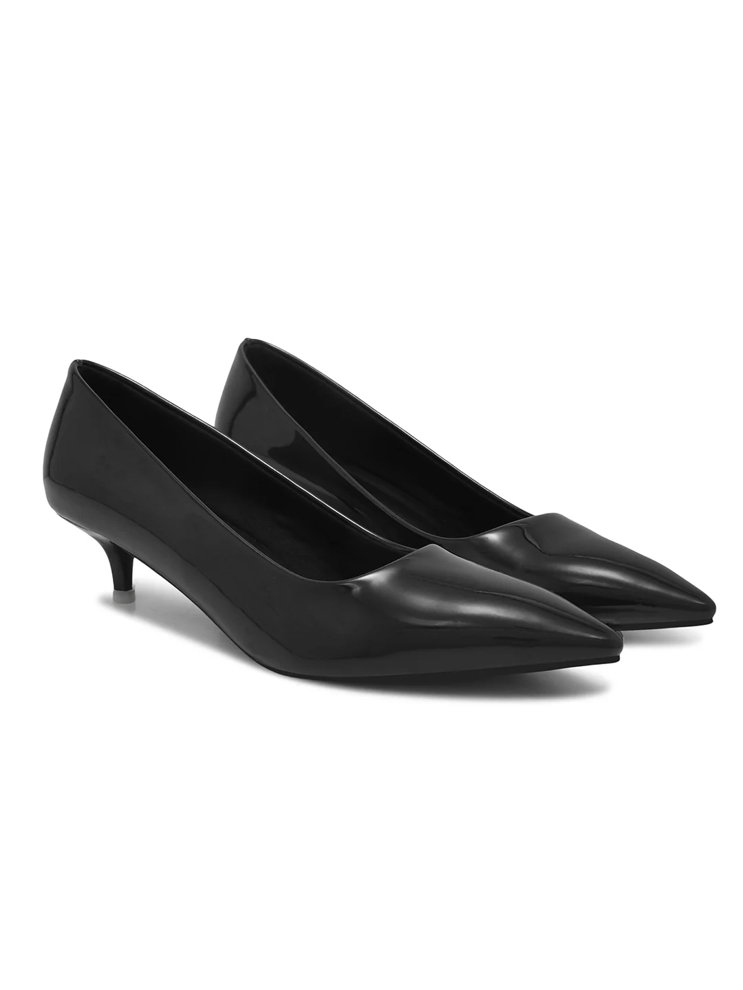 Sculpted Point-Toe Mini Heels - Image 7