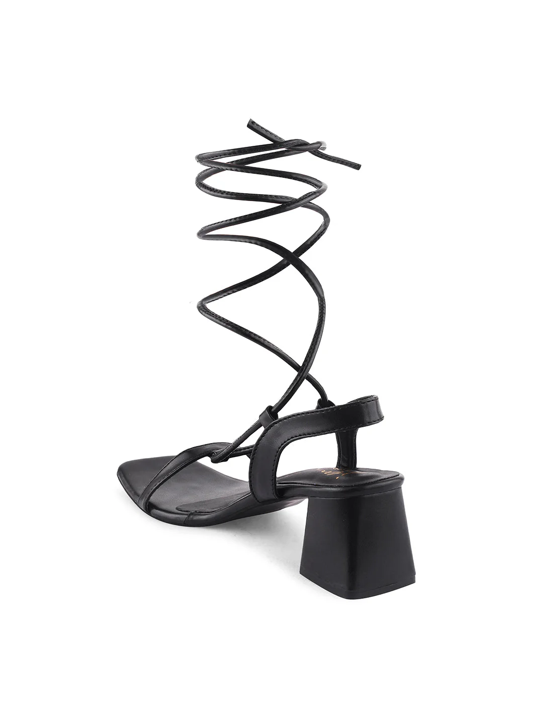 Jm Looks Lace-Up Block Heel Sandals - Image 6