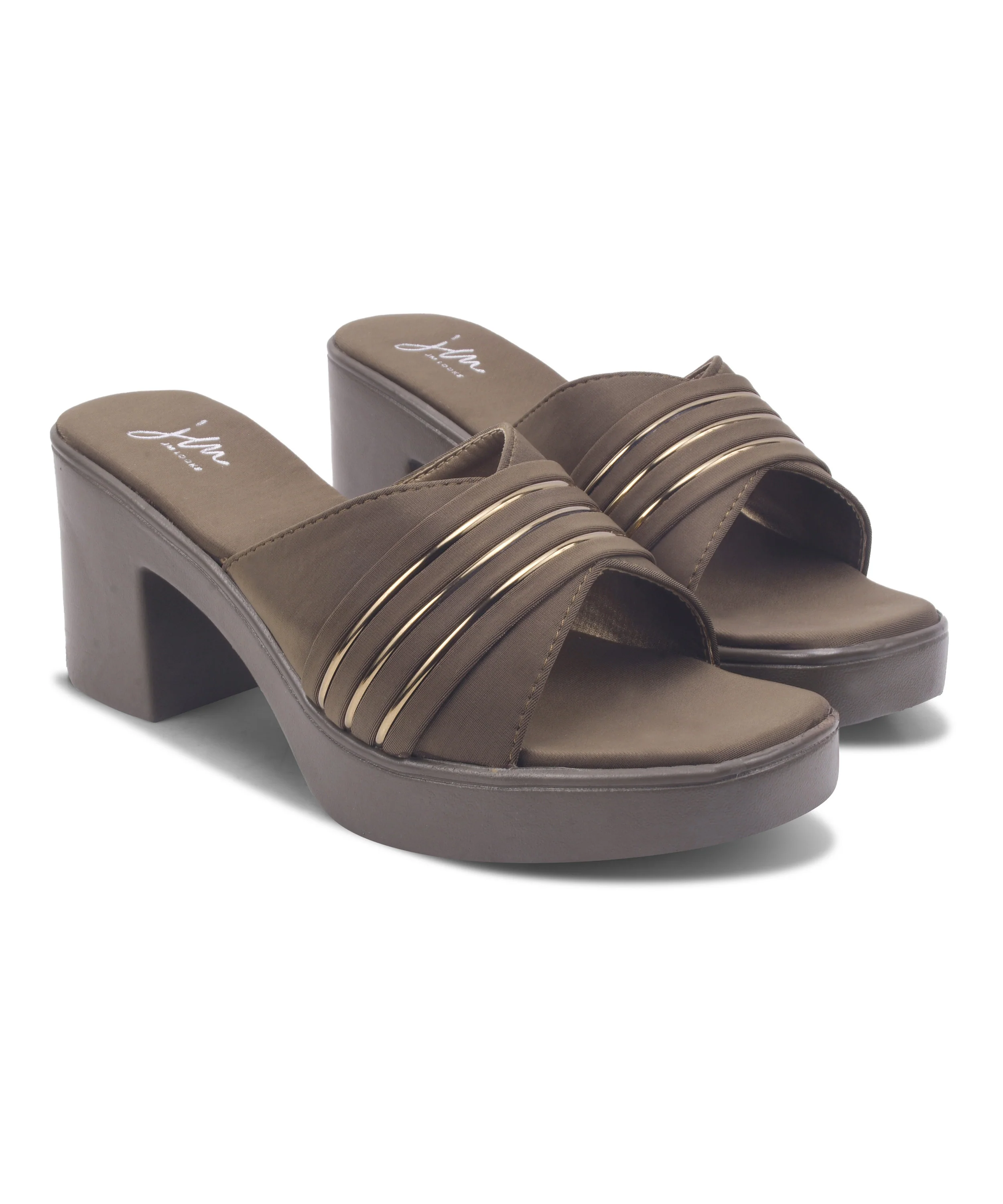 Sleek Metallic Accent Platforms - Image 10