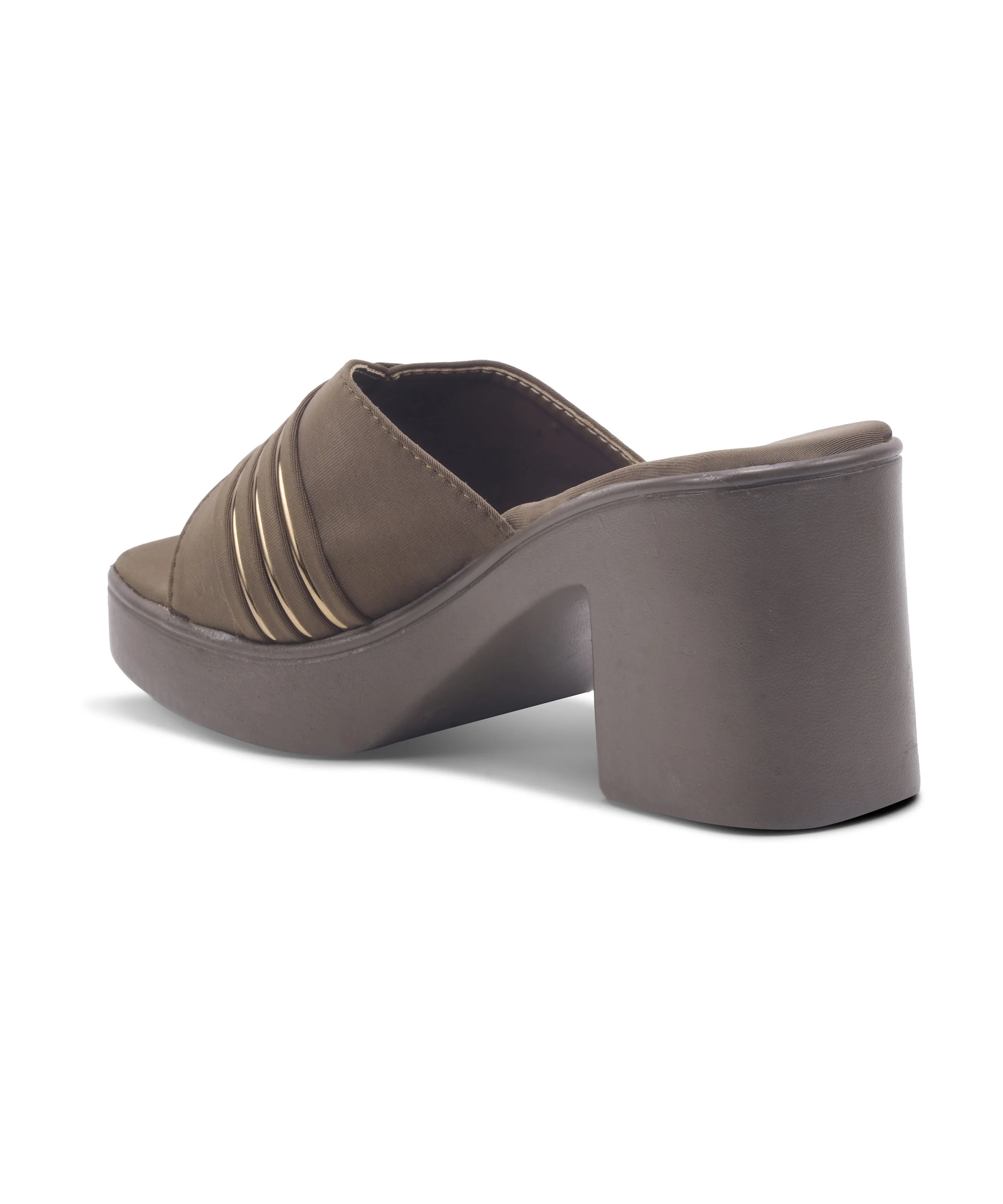 Sleek Metallic Accent Platforms - Image 9