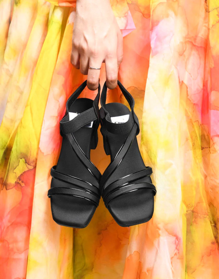 Jm Looks Strappy Block Heels for Women - Image 12