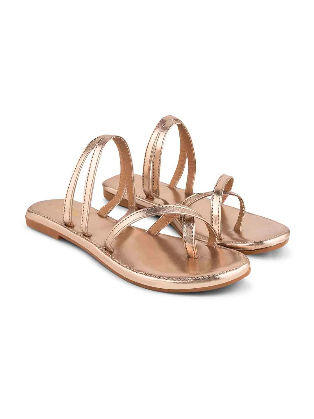 Jm Looks Strappy Thong Flat Sandals - Image 11