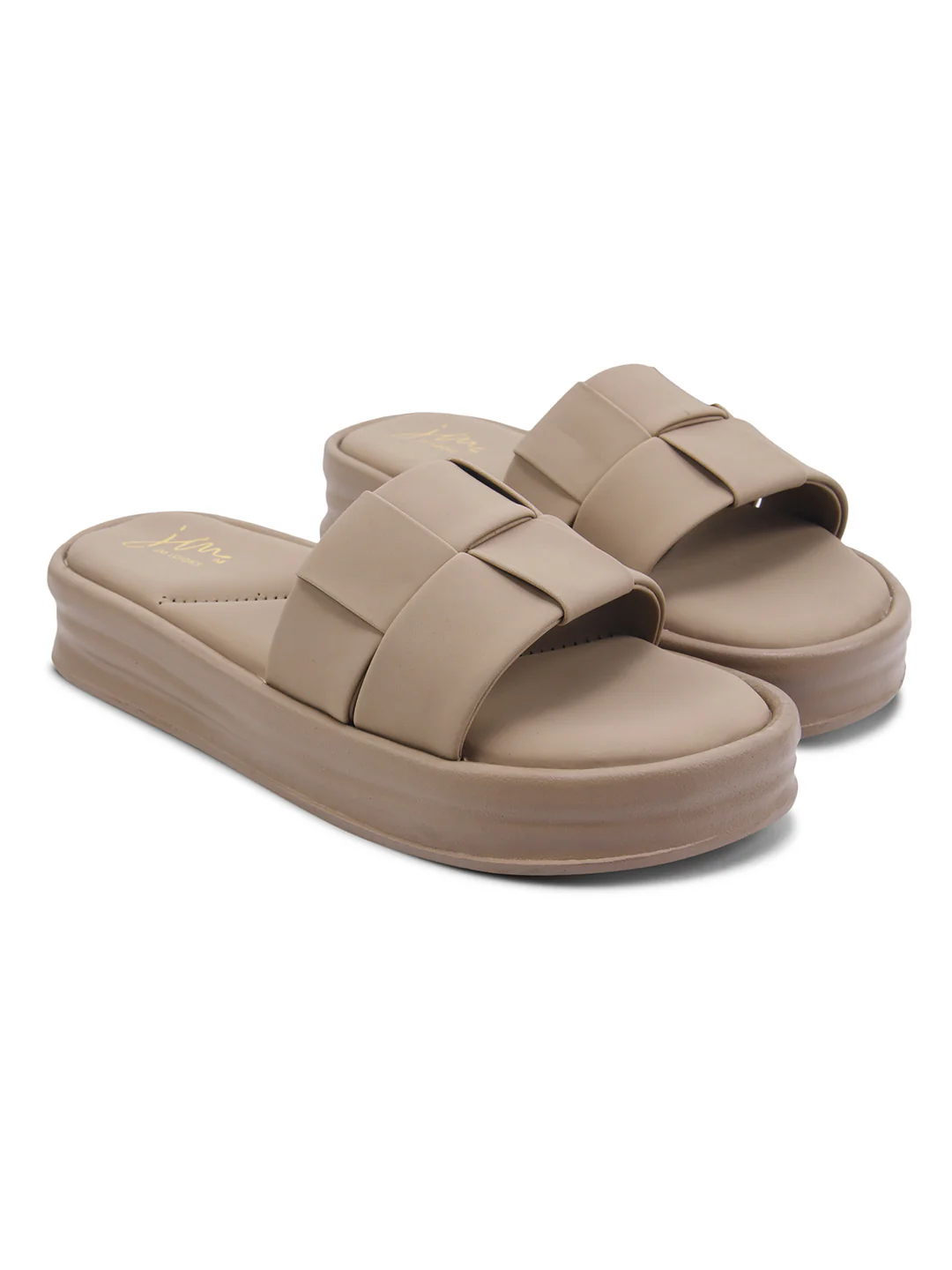 Slide Sandals with Double Strap Detail - Image 12