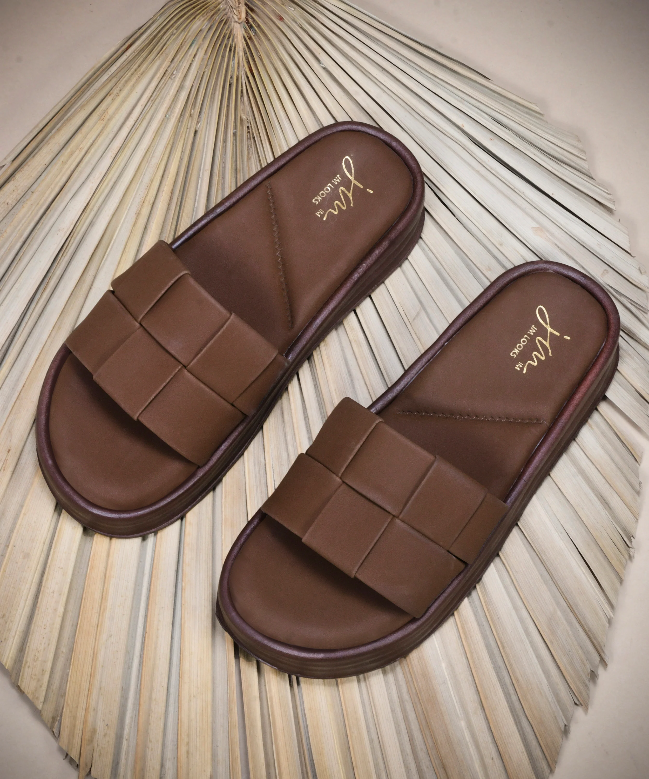 Slide Sandals with Double Strap Detail - Image 16
