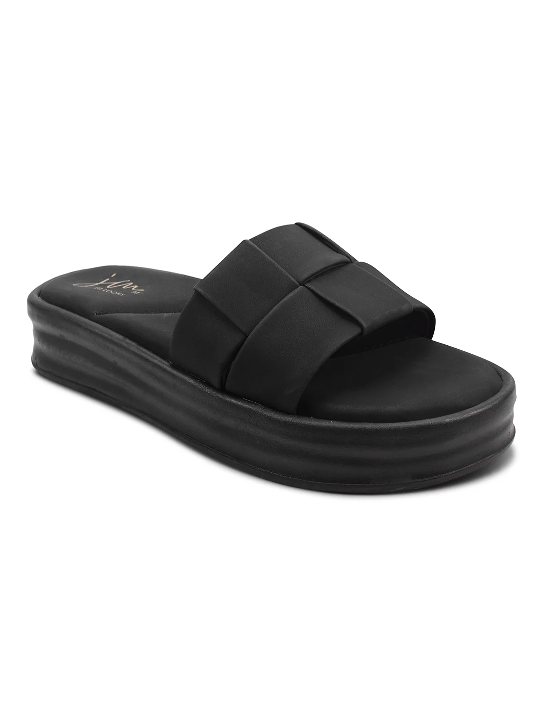 Slide Sandals with Double Strap Detail - Image 8
