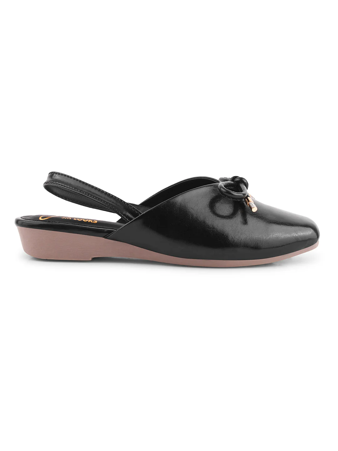 Slingback Bellie Flat Sandal With Bows - Image 5