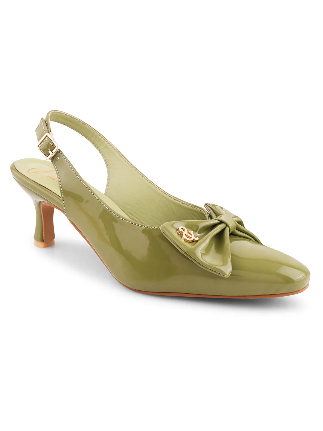 Slingback Bellie Heels With Bows - Image 12