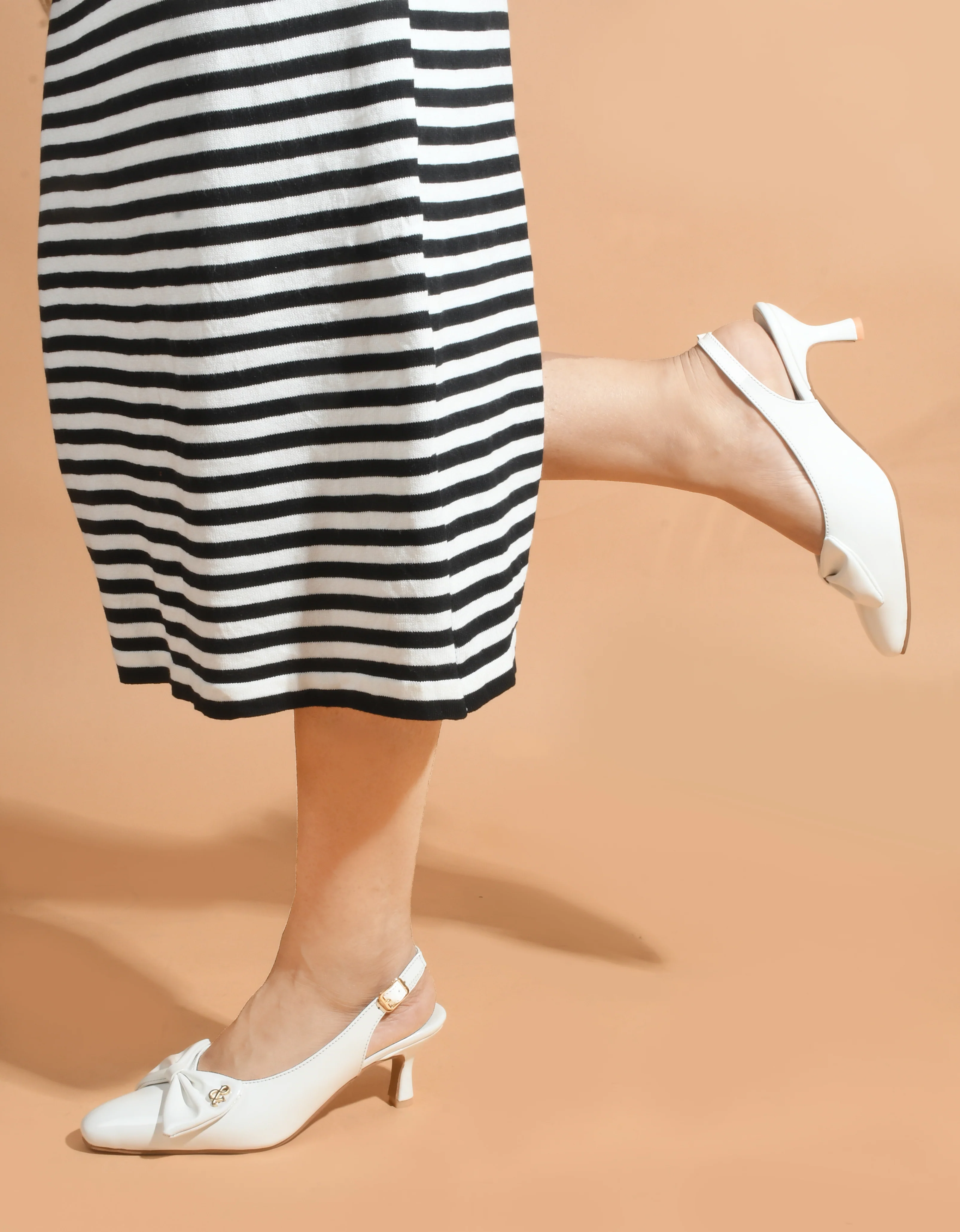 Slingback Bellie Heels With Bows - Image 14