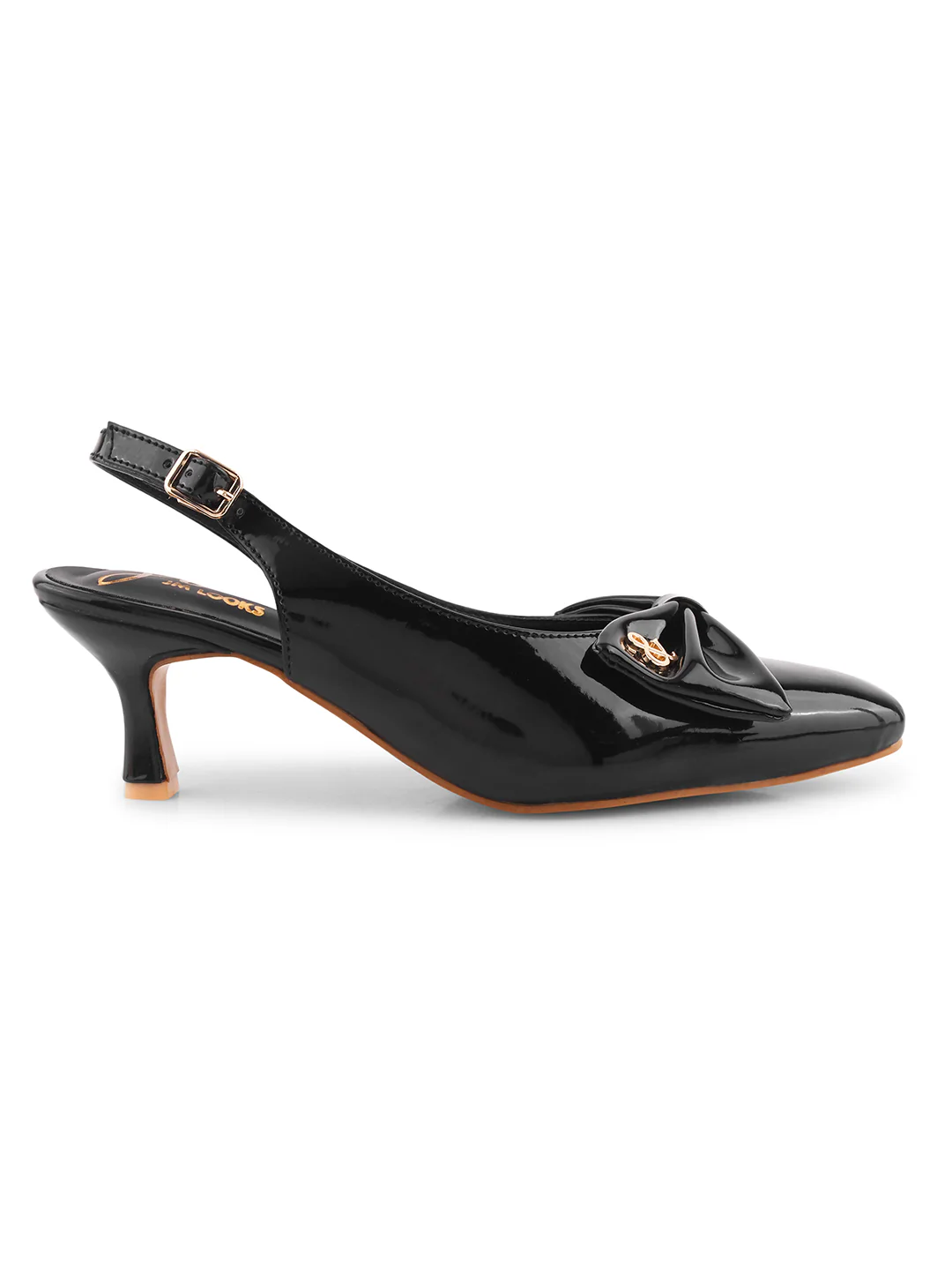 Slingback Bellie Heels With Bows - Image 5