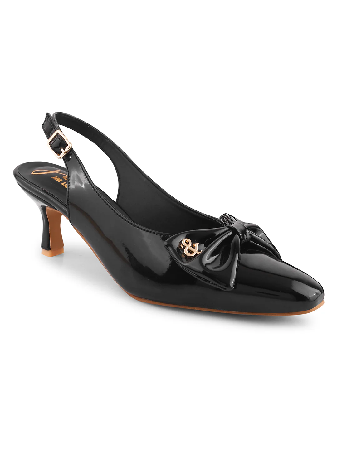 Slingback Bellie Heels With Bows - Image 6