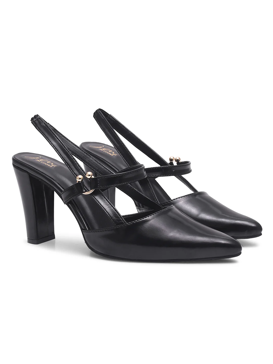 Slingback Block Heel Pumps - Image 5
