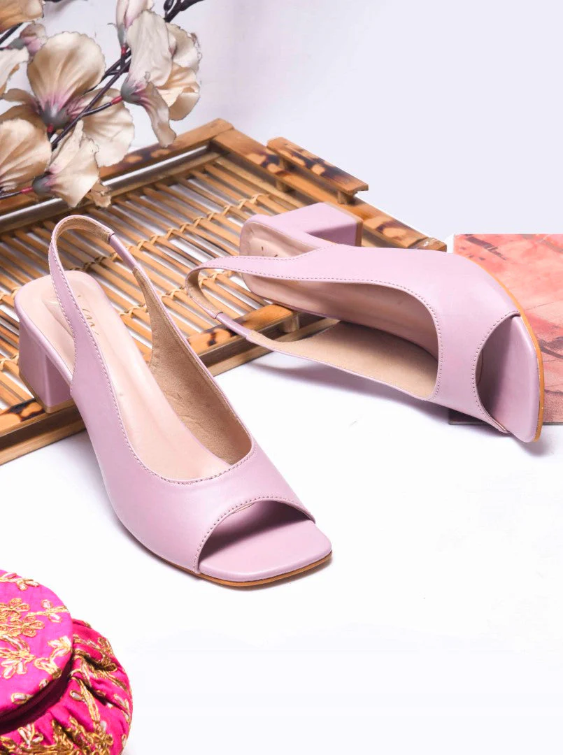 Jm Looks Classic Slingback Peep-Toe Heels for Women & Girls - Image 13