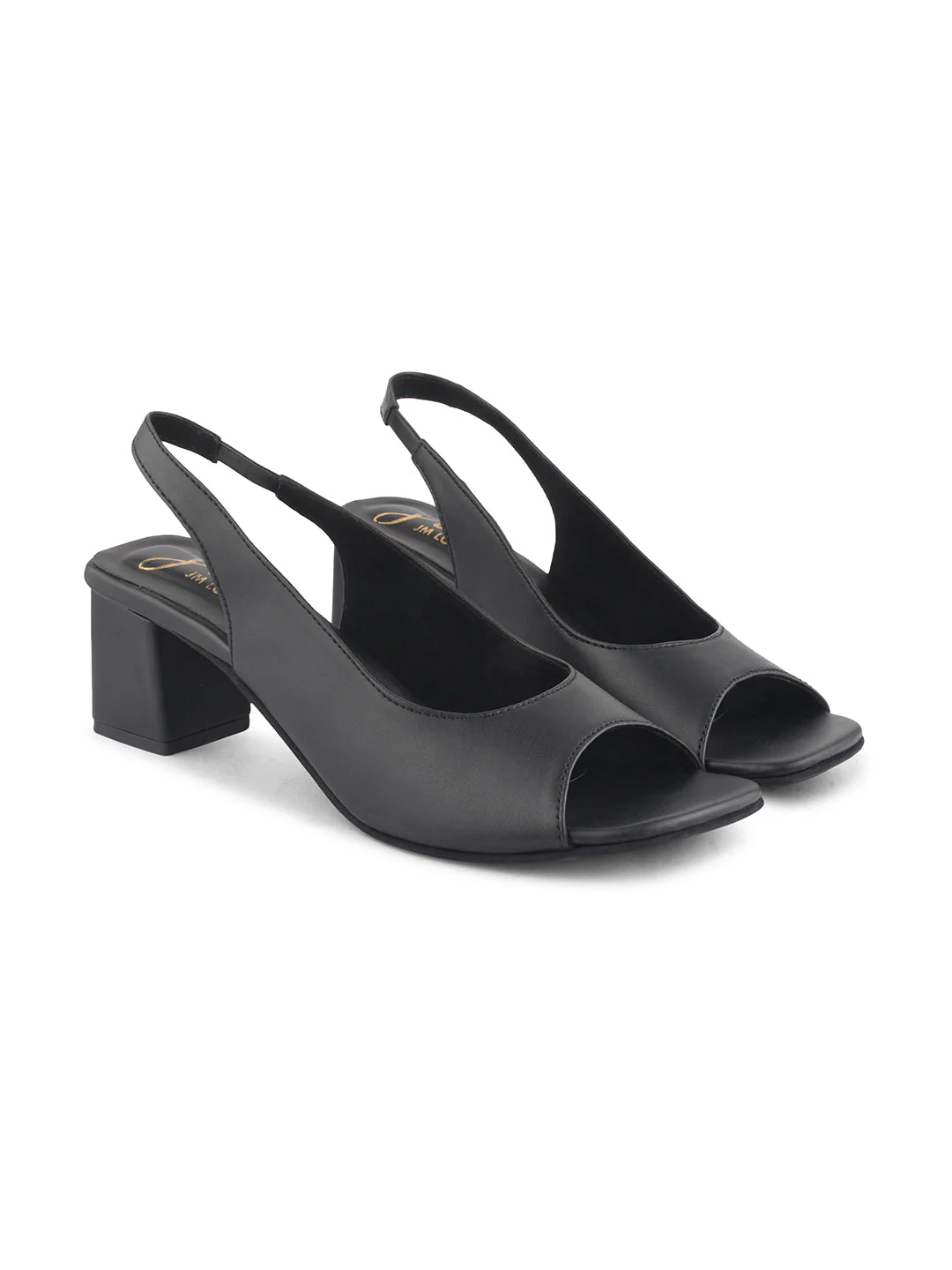 Jm Looks Classic Slingback Peep-Toe Heels for Women & Girls - Image 5