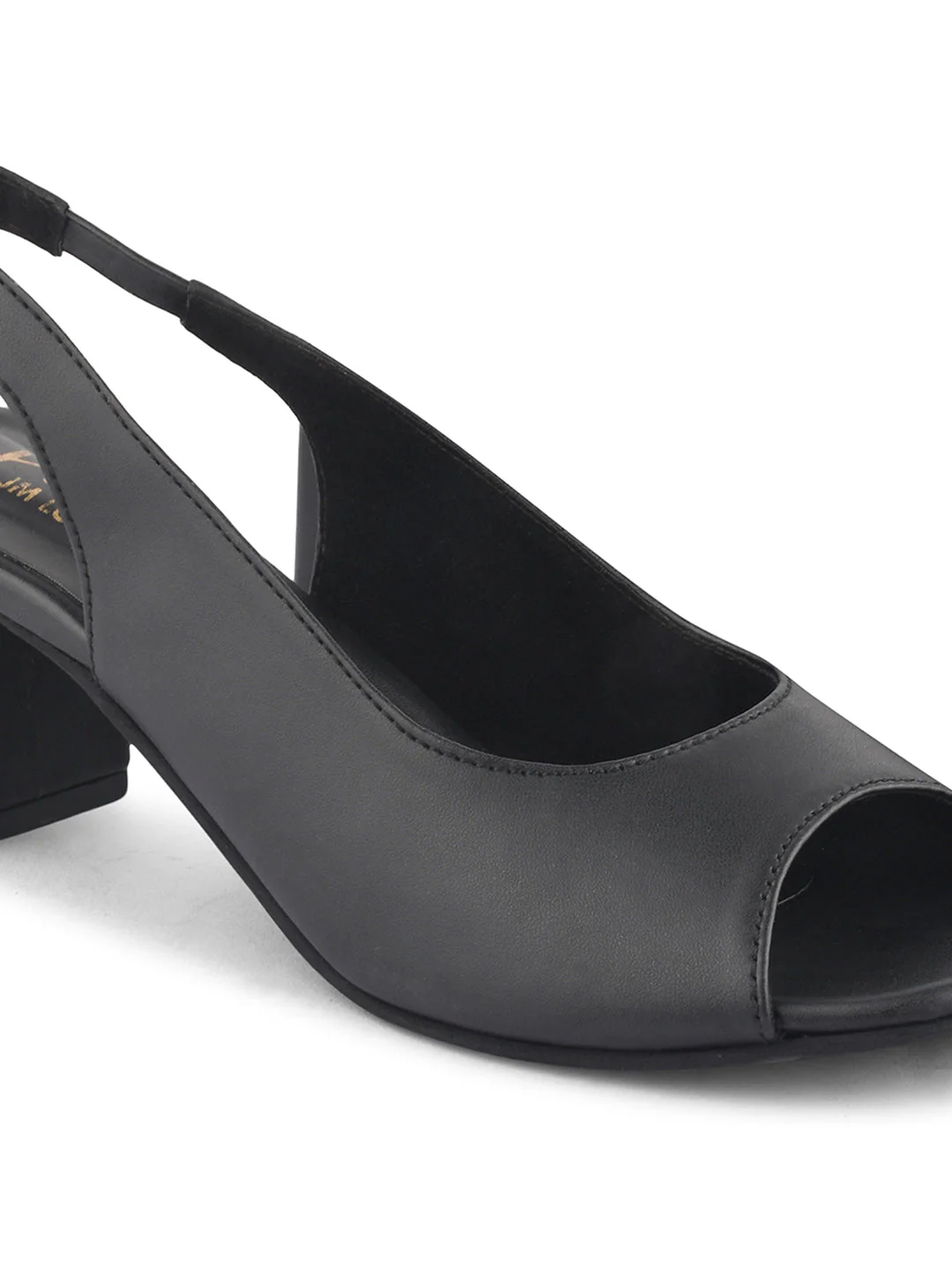 Jm Looks Classic Slingback Peep-Toe Heels for Women & Girls - Image 6
