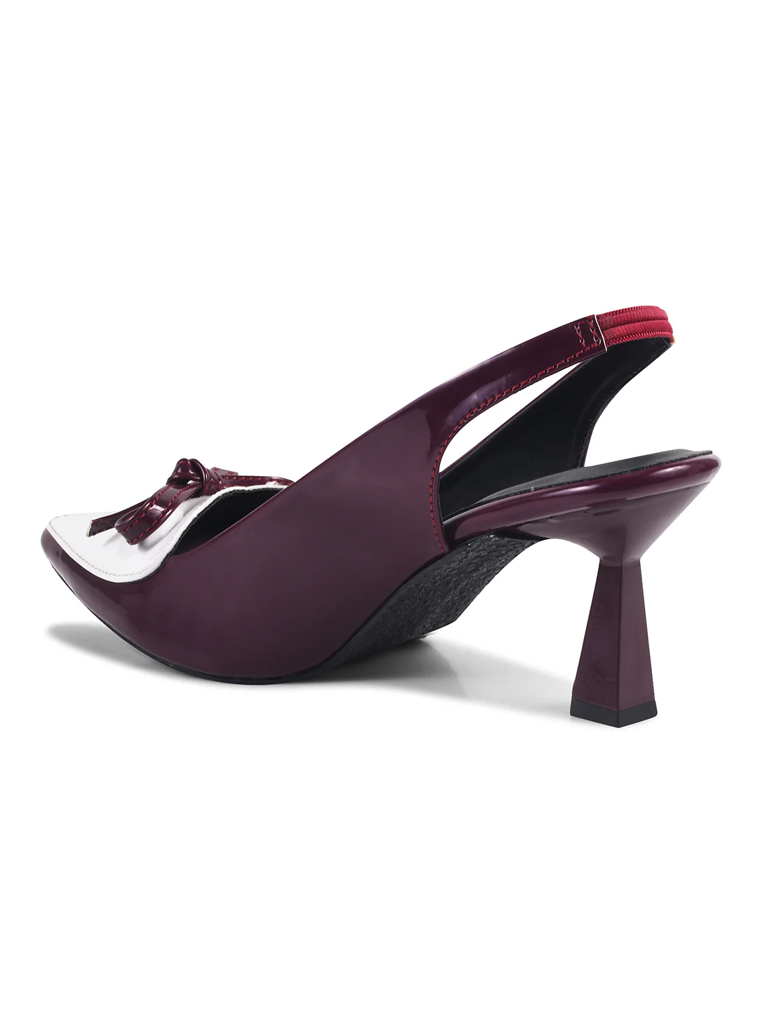 Slingback Kitten Heels with Pointed Toe and Bow - Image 12