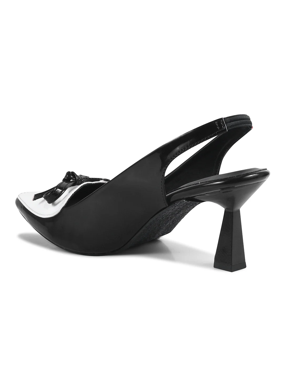 Slingback Kitten Heels with Pointed Toe and Bow - Image 6