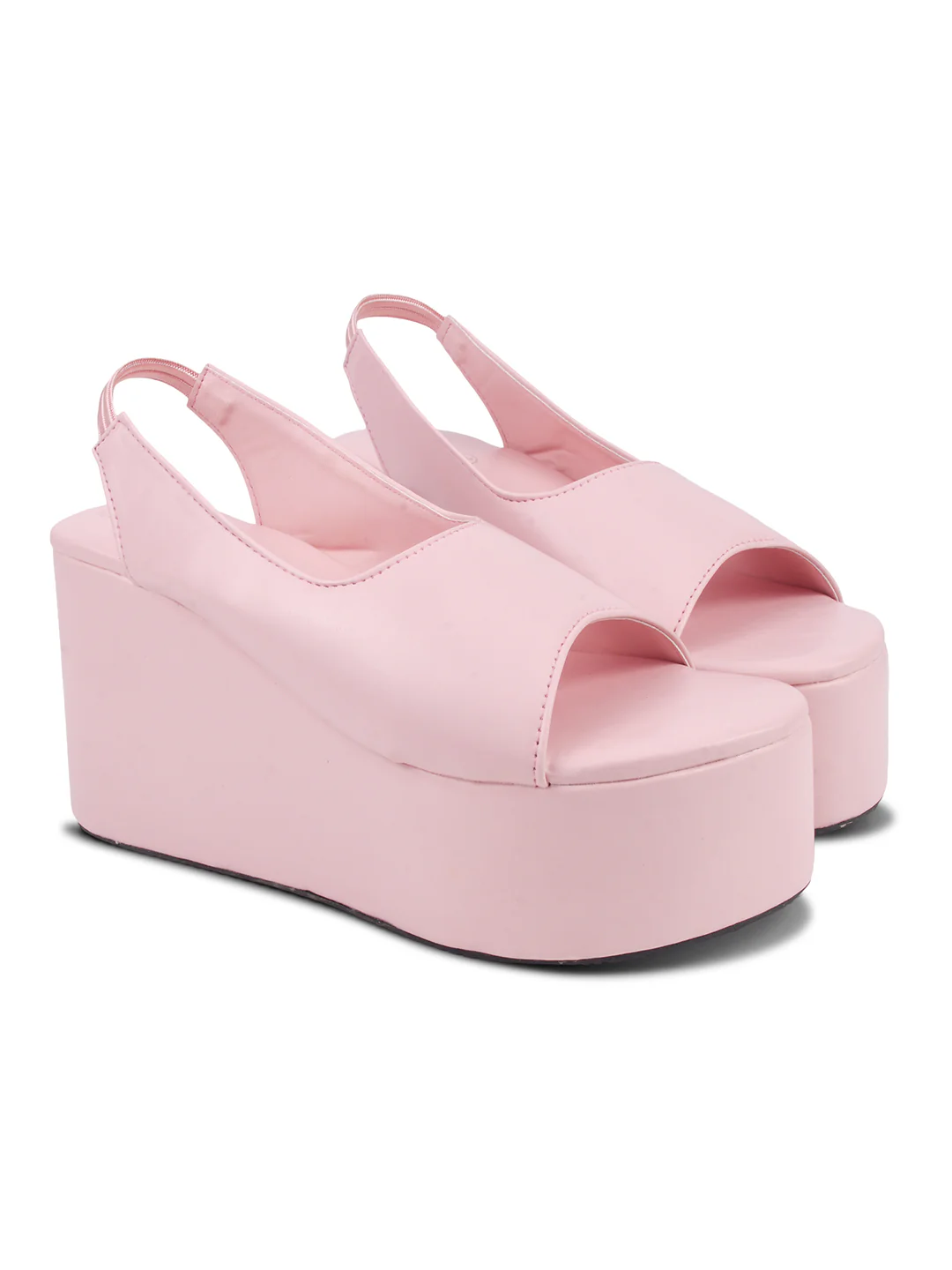 Slingback Peep-Toe Platform Sandals - Image 17