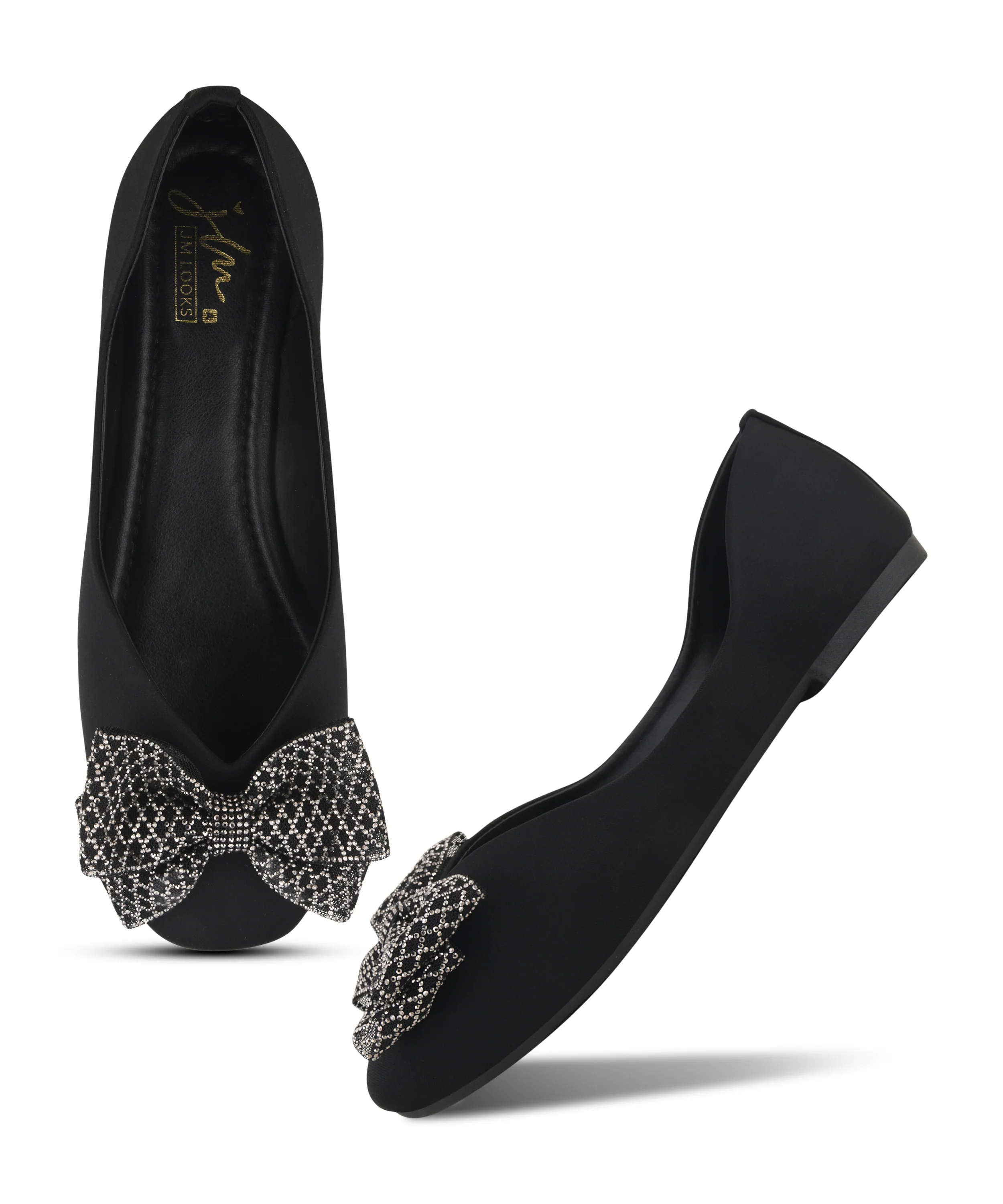 Slip-On Ballerina Flats with Decorative Bow & Soft Footbed - Image 6